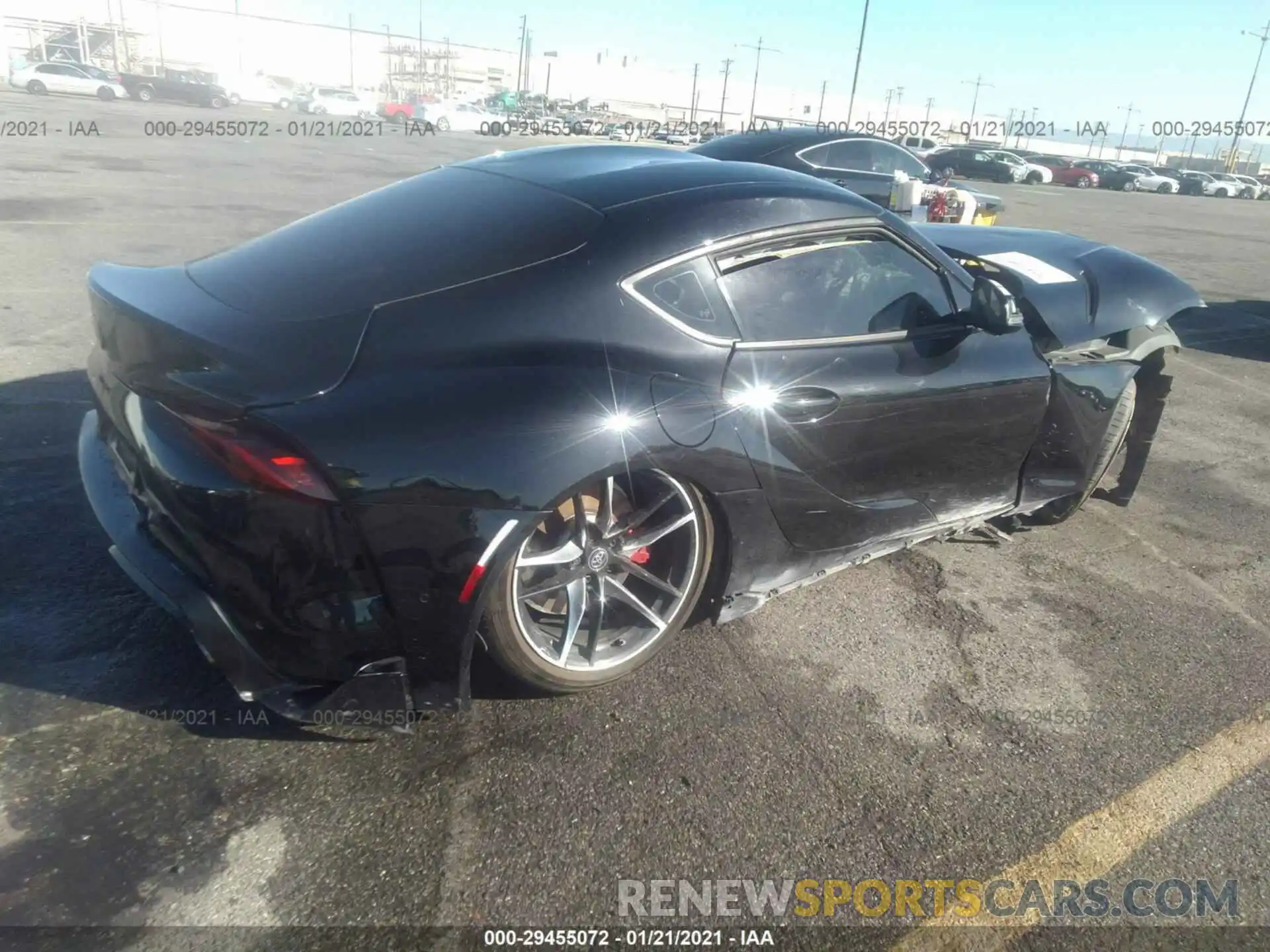 4 Photograph of a damaged car 0WZ1DB4C00LW02936 TOYOTA SUPRA 2020