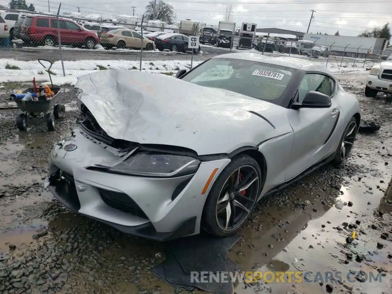 2 Photograph of a damaged car WZ1DB4C01LW024602 TOYOTA SUPRA 2020