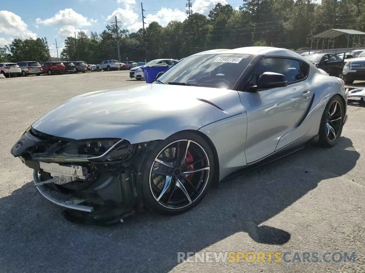 1 Photograph of a damaged car WZ1DB4C02LW027895 TOYOTA SUPRA 2020