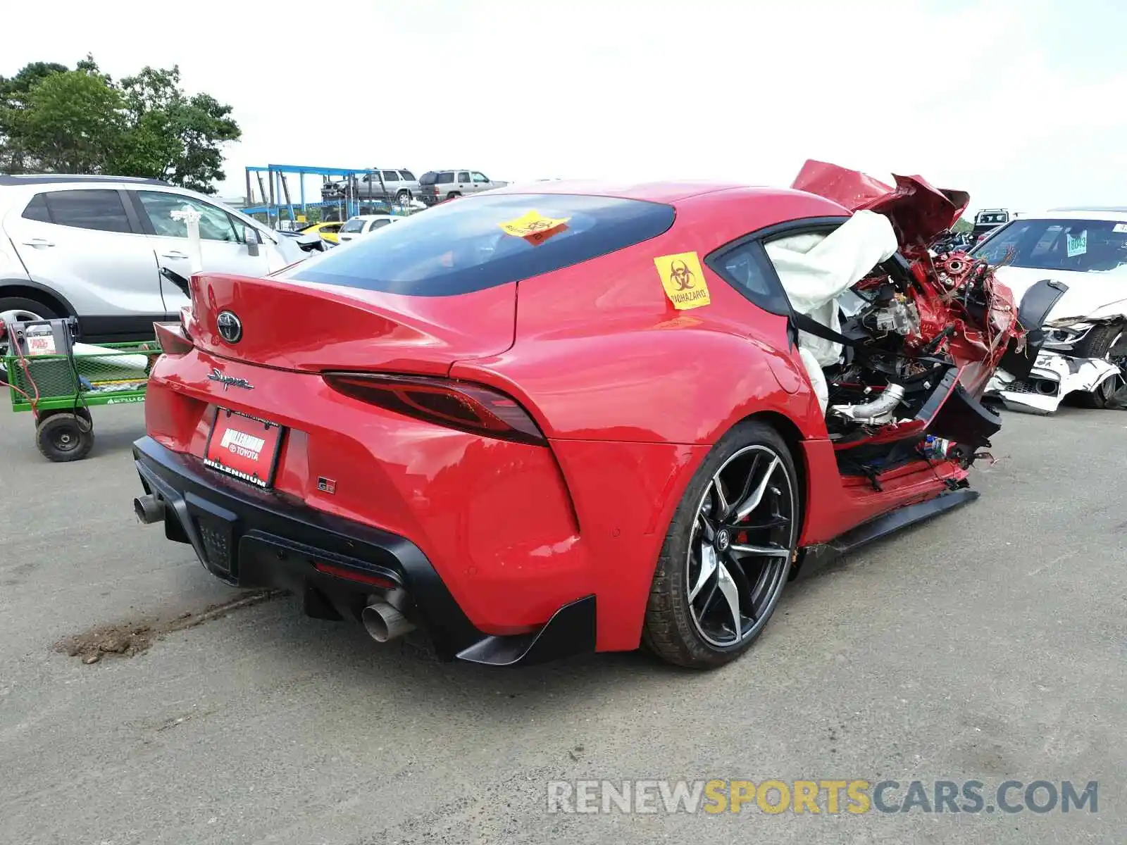 4 Photograph of a damaged car WZ1DB4C02LW027900 TOYOTA SUPRA 2020