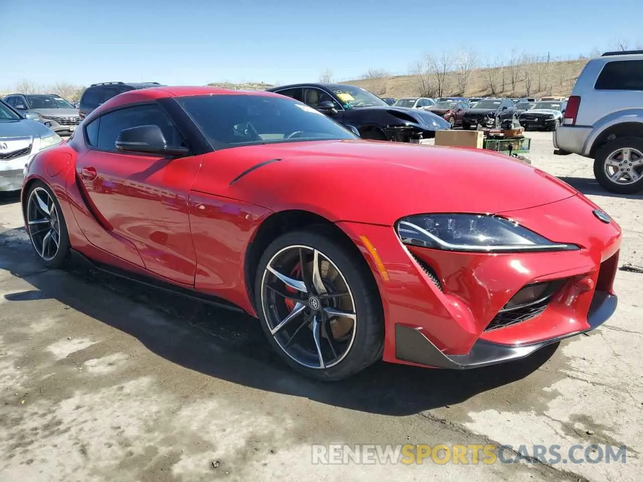 4 Photograph of a damaged car WZ1DB4C08LW024550 TOYOTA SUPRA 2020