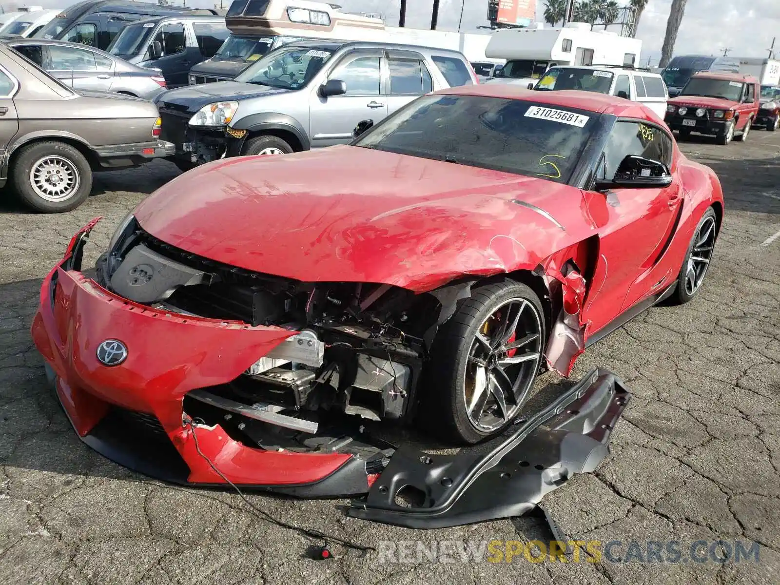 2 Photograph of a damaged car WZ1DB4C08LW028615 TOYOTA SUPRA 2020