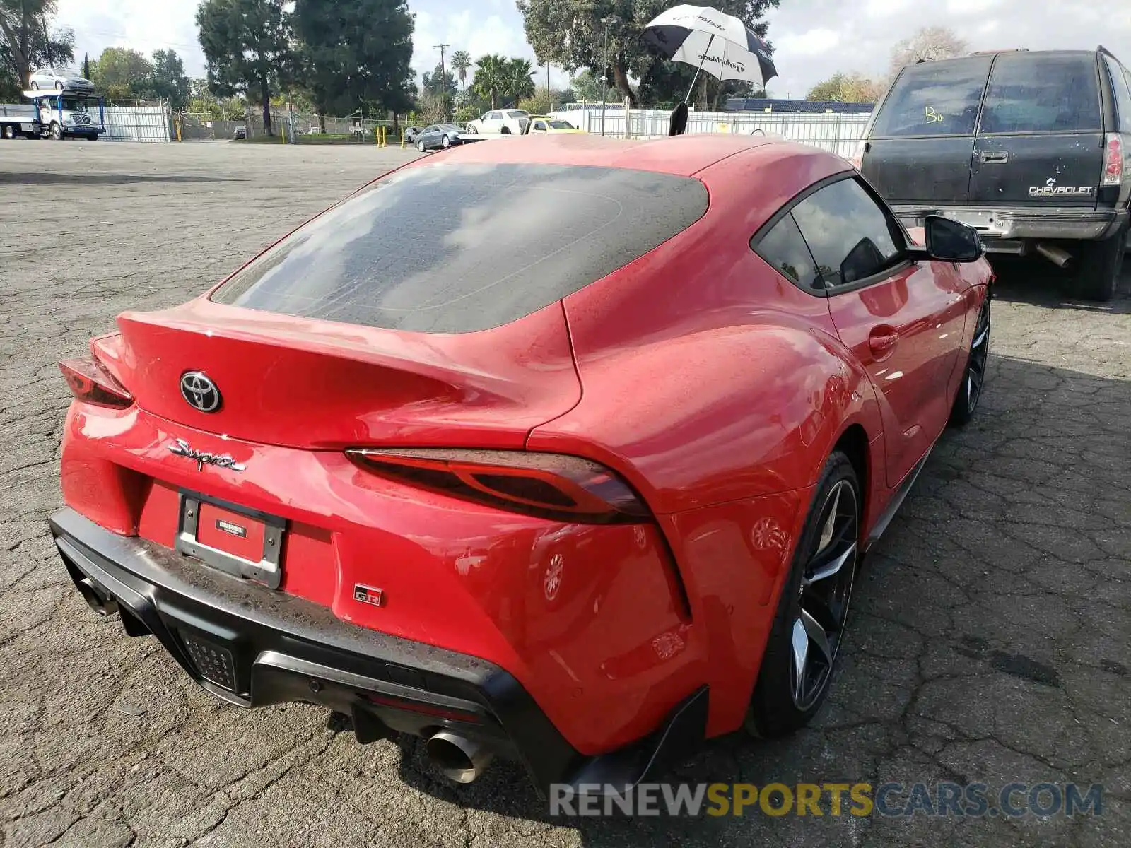 4 Photograph of a damaged car WZ1DB4C08LW028615 TOYOTA SUPRA 2020