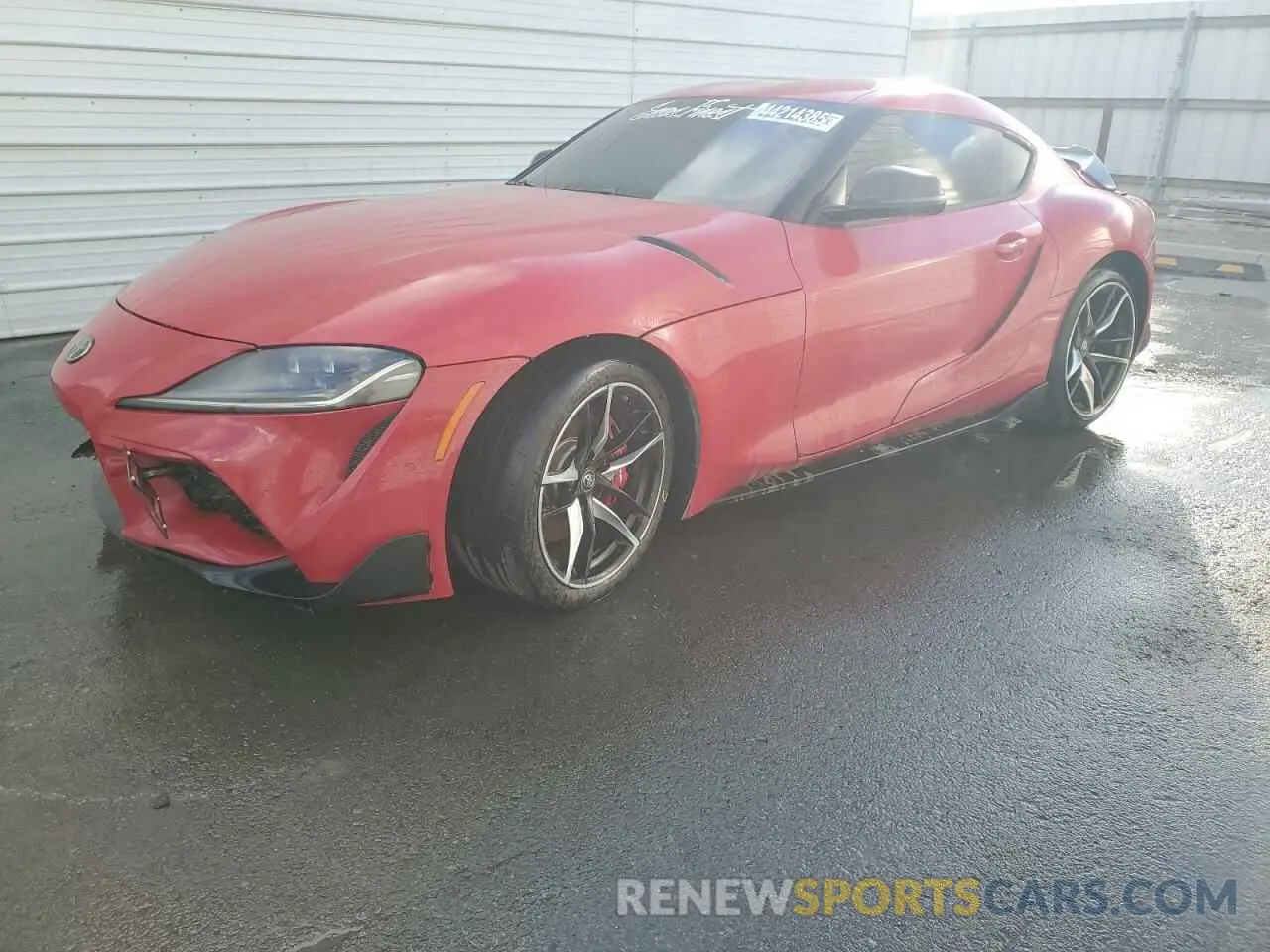 1 Photograph of a damaged car WZ1DB4C09LW025142 TOYOTA SUPRA 2020