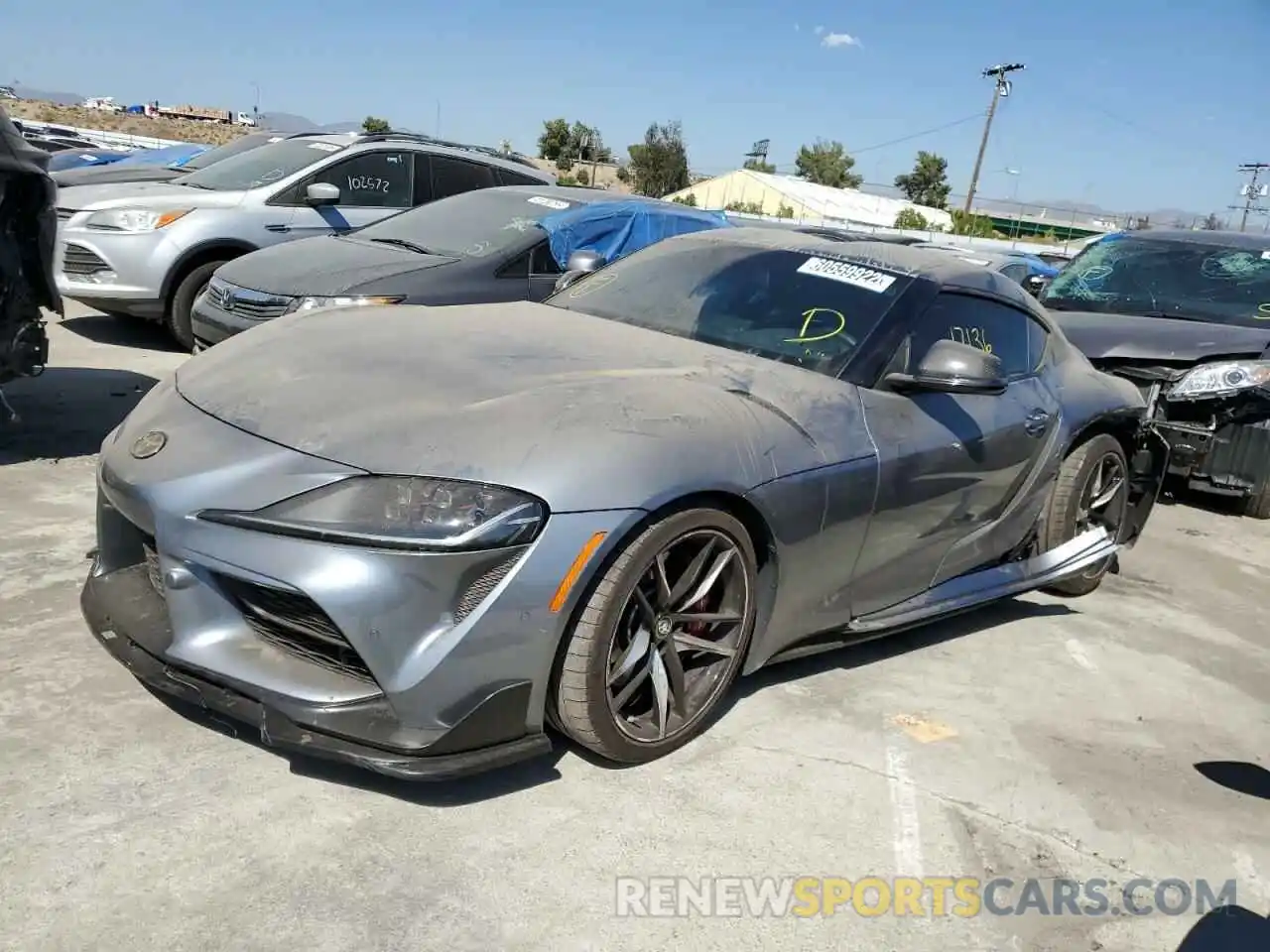 2 Photograph of a damaged car WZ1DB0C00MW043300 TOYOTA SUPRA 2021