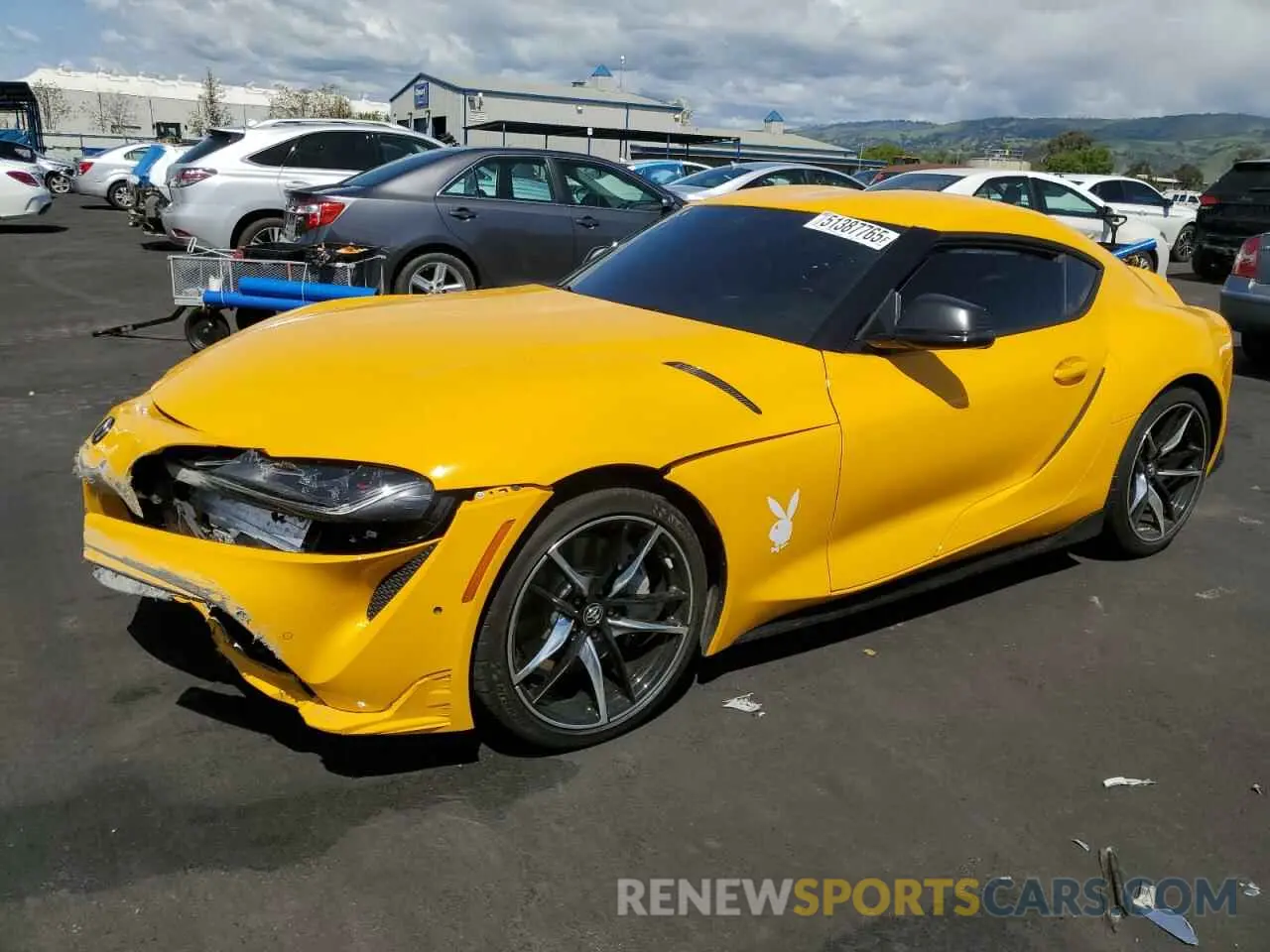 1 Photograph of a damaged car WZ1DB0C01MW034802 TOYOTA SUPRA 2021