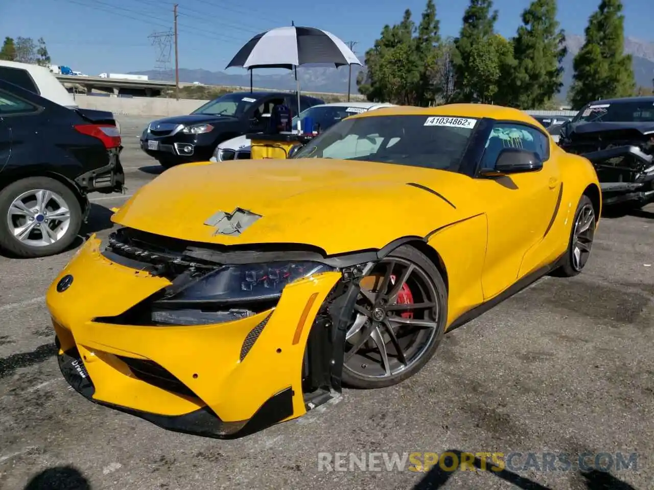 2 Photograph of a damaged car WZ1DB0C01MW041670 TOYOTA SUPRA 2021