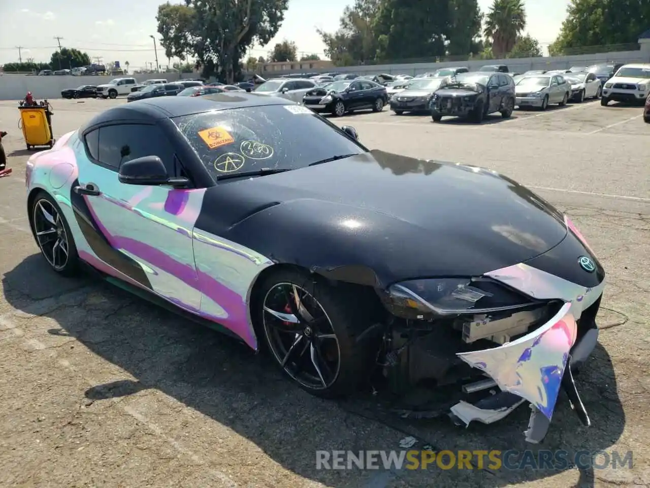 1 Photograph of a damaged car WZ1DB0C01MW043869 TOYOTA SUPRA 2021