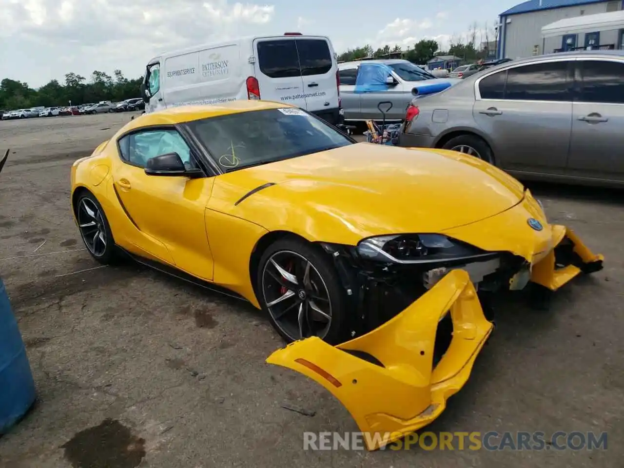 1 Photograph of a damaged car WZ1DB0C08MW041262 TOYOTA SUPRA 2021