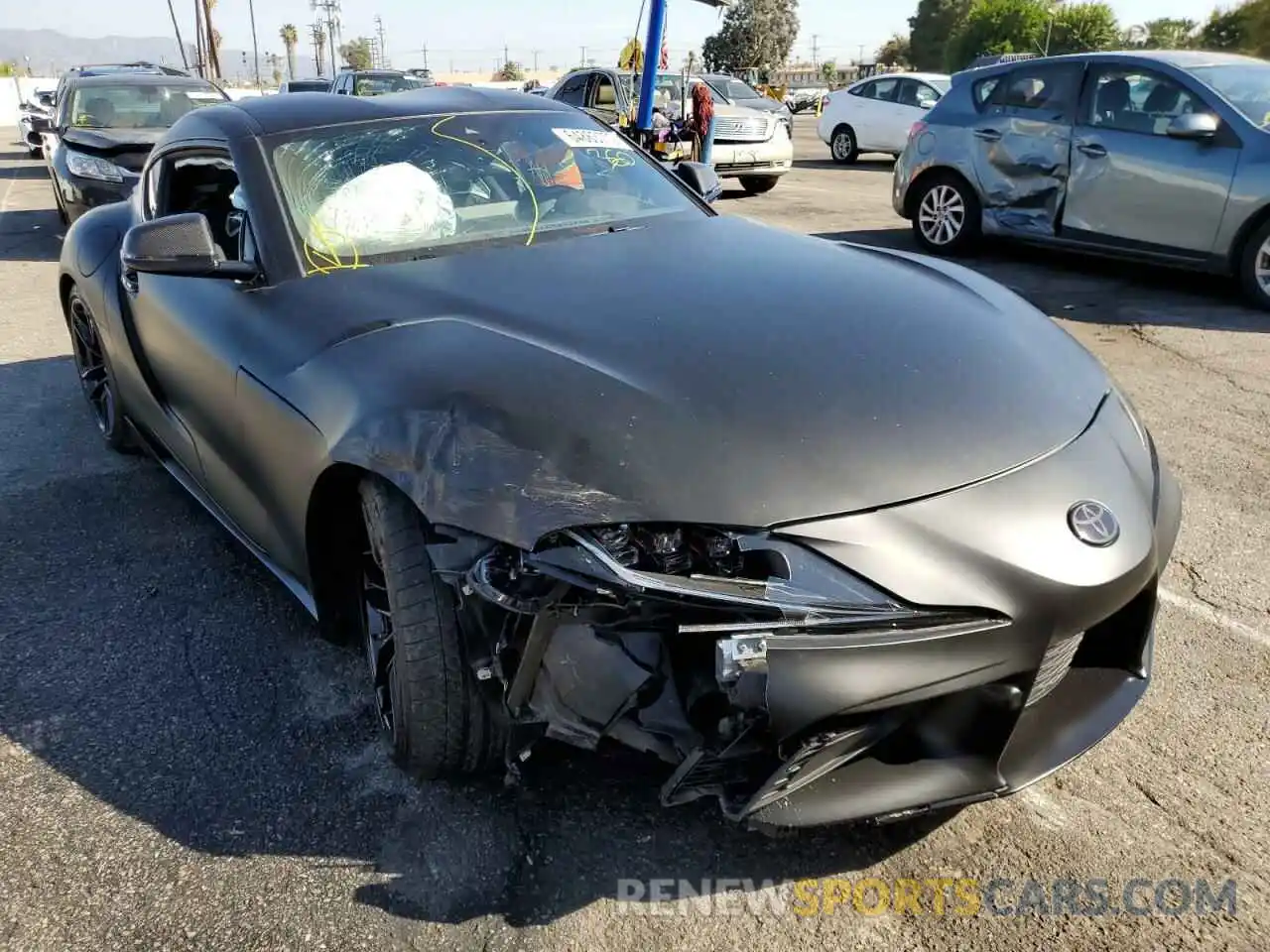 1 Photograph of a damaged car WZ1DB0C09MW035132 TOYOTA SUPRA 2021