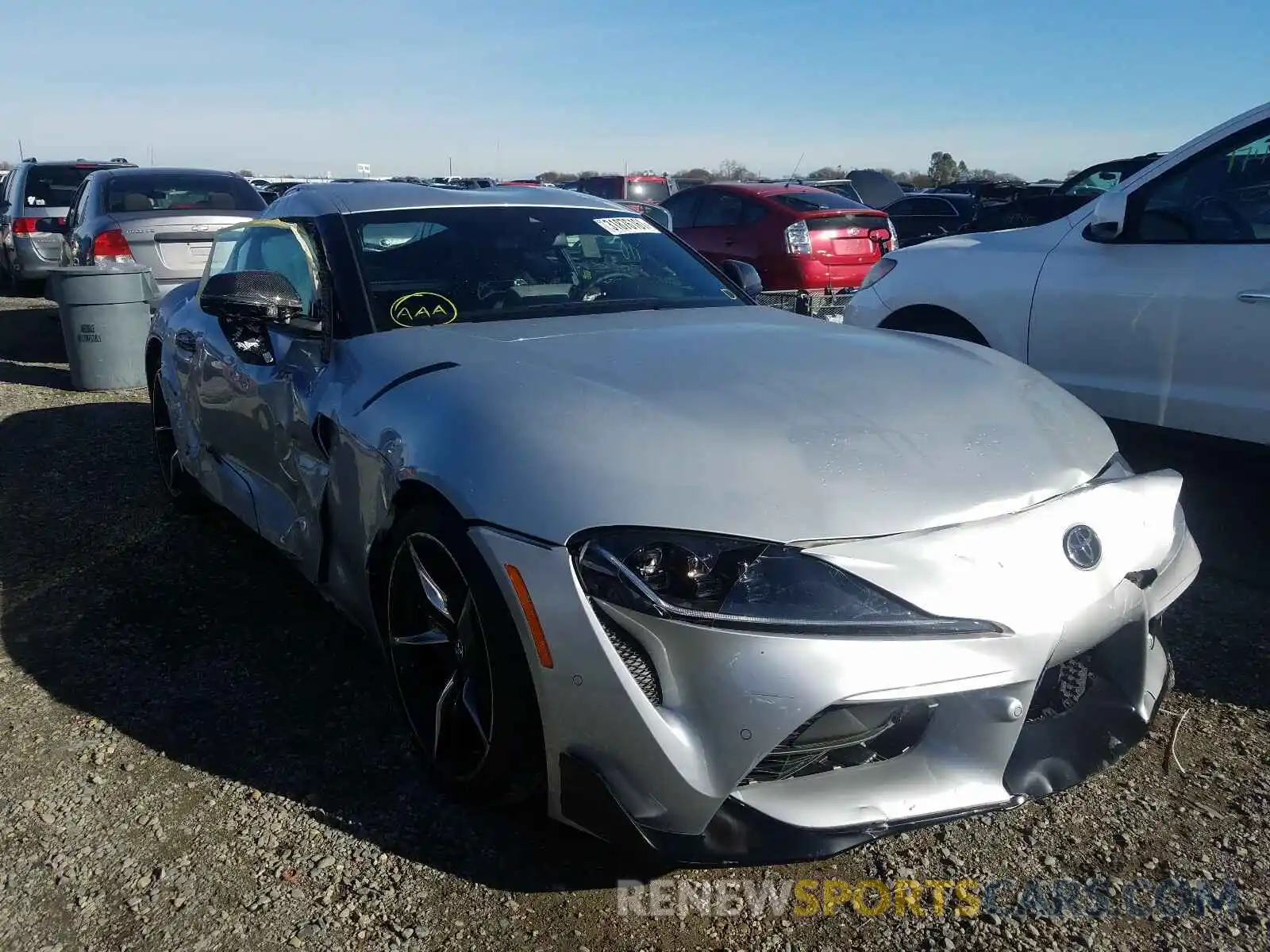 1 Photograph of a damaged car WZ1DB0C09MW035941 TOYOTA SUPRA 2021