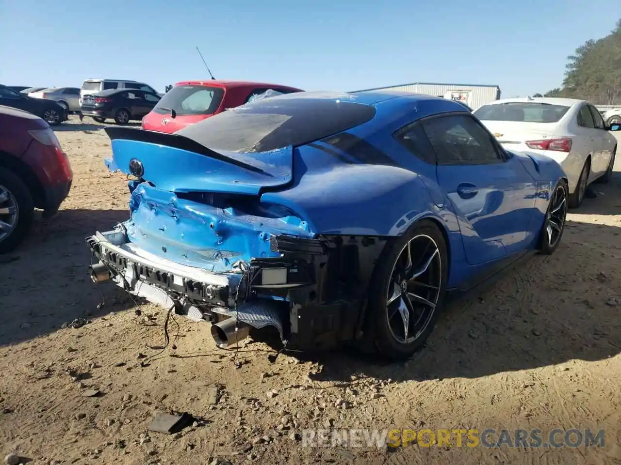 4 Photograph of a damaged car WZ1DB0C09MW037592 TOYOTA SUPRA 2021