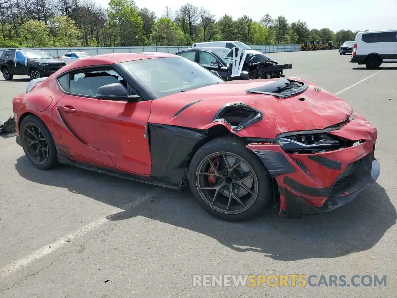 4 Photograph of a damaged car WZ1DB0C09MW038550 TOYOTA SUPRA 2021