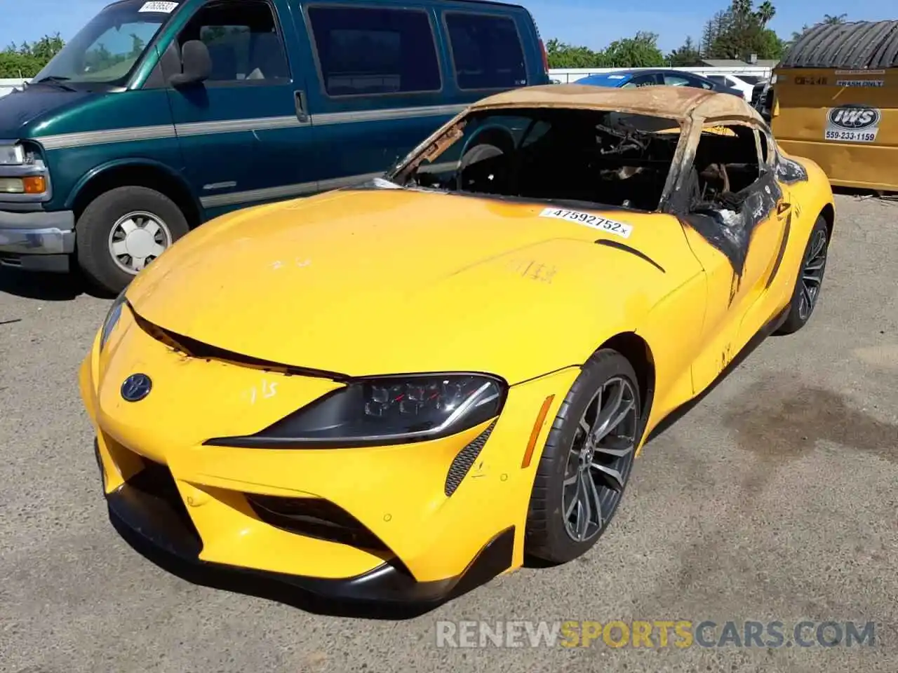 2 Photograph of a damaged car WZ1DB2C00MW042207 TOYOTA SUPRA 2021