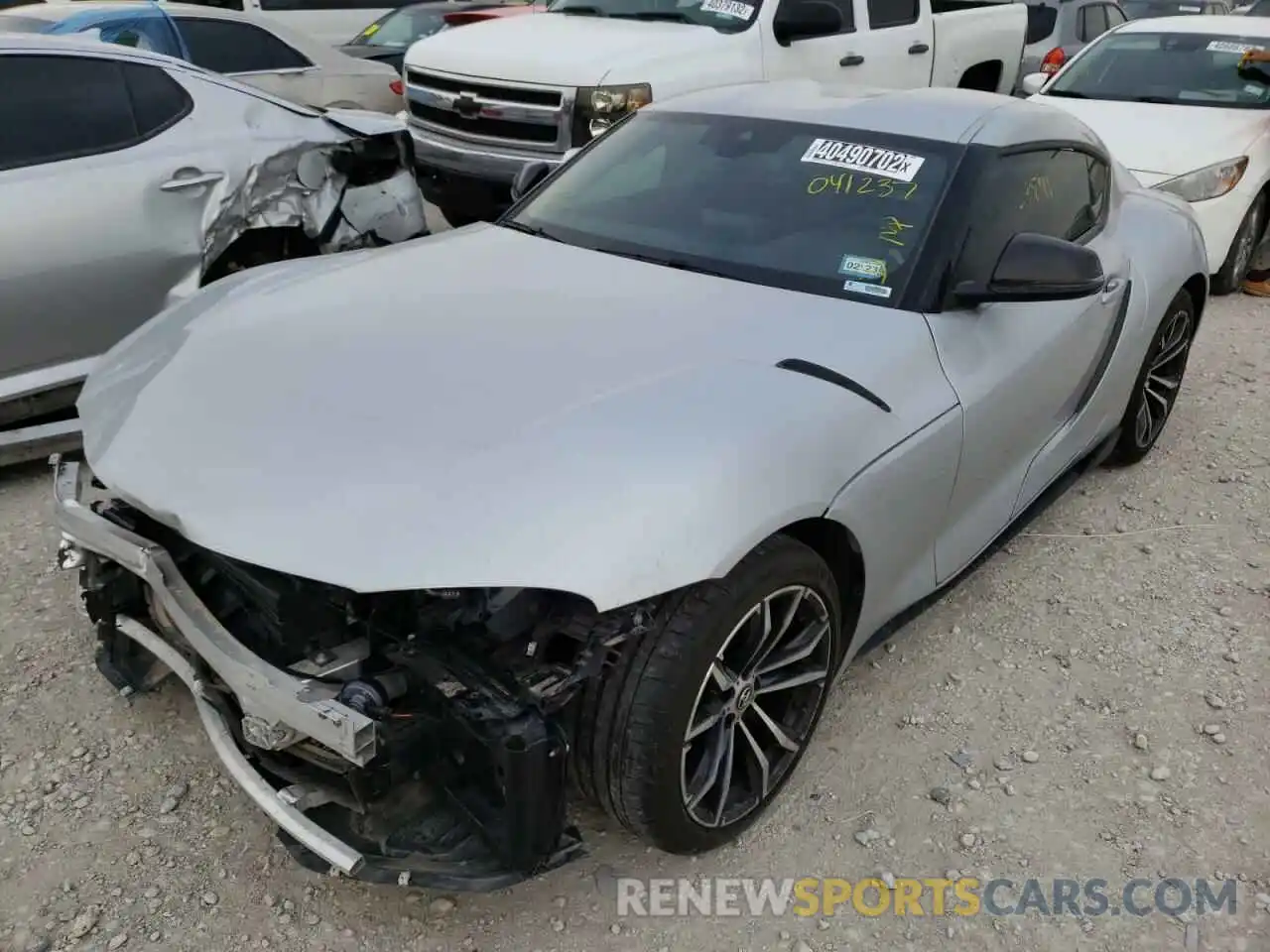 2 Photograph of a damaged car WZ1DB2C04MW041237 TOYOTA SUPRA 2021