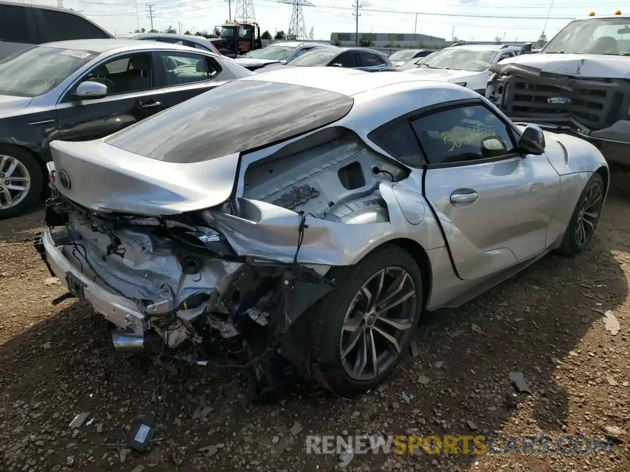 4 Photograph of a damaged car WZ1DB2C09MW041444 TOYOTA SUPRA 2021