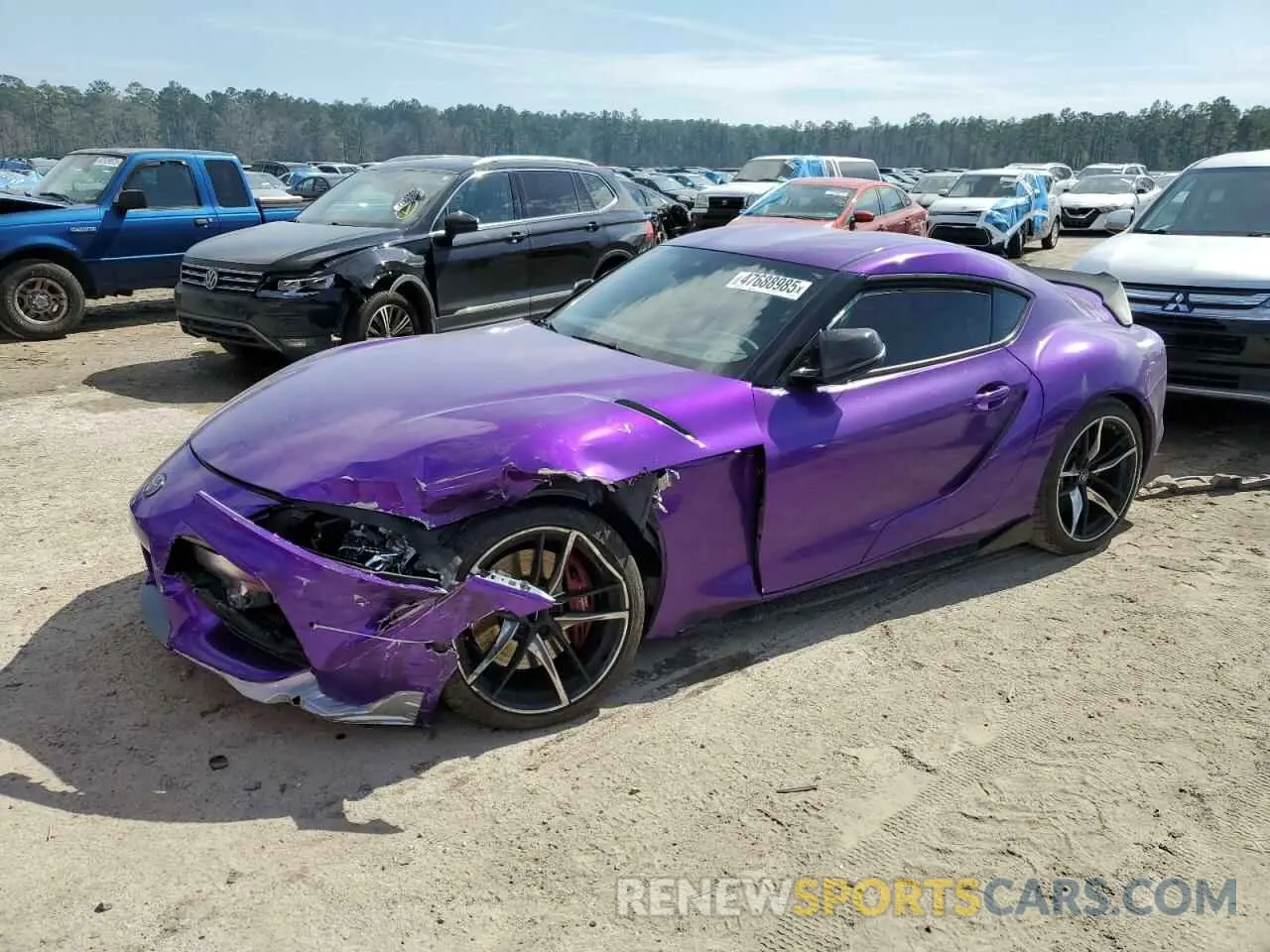 1 Photograph of a damaged car WZ1DB0C02NW050038 TOYOTA SUPRA 2022