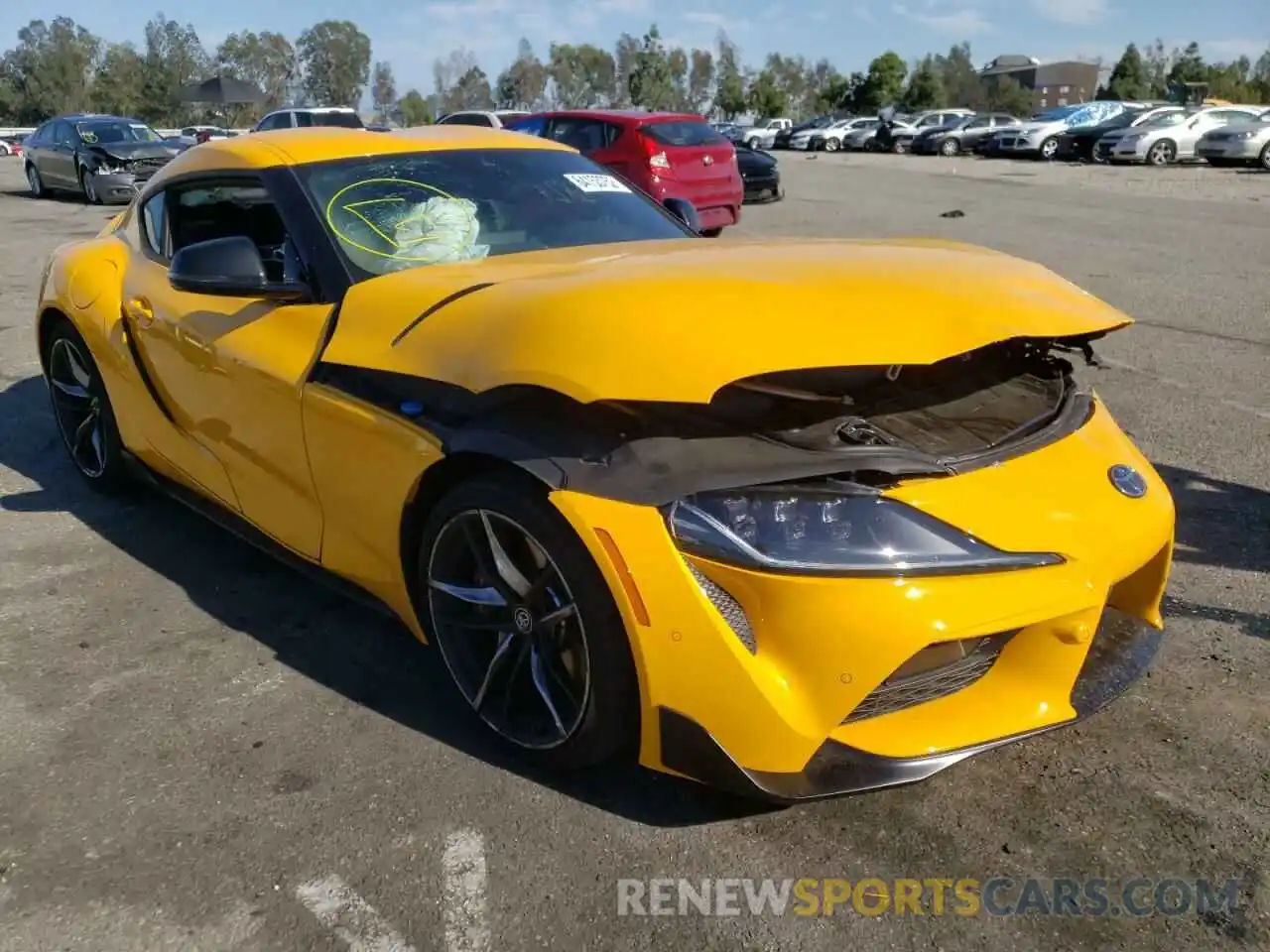 1 Photograph of a damaged car WZ1DB0C03NW053434 TOYOTA SUPRA 2022