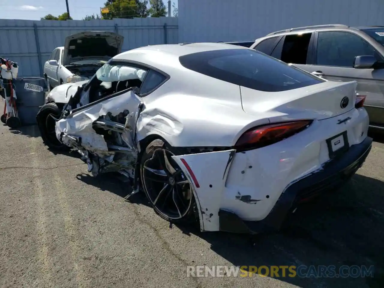 3 Photograph of a damaged car WZ1DB0C05NW047702 TOYOTA SUPRA 2022