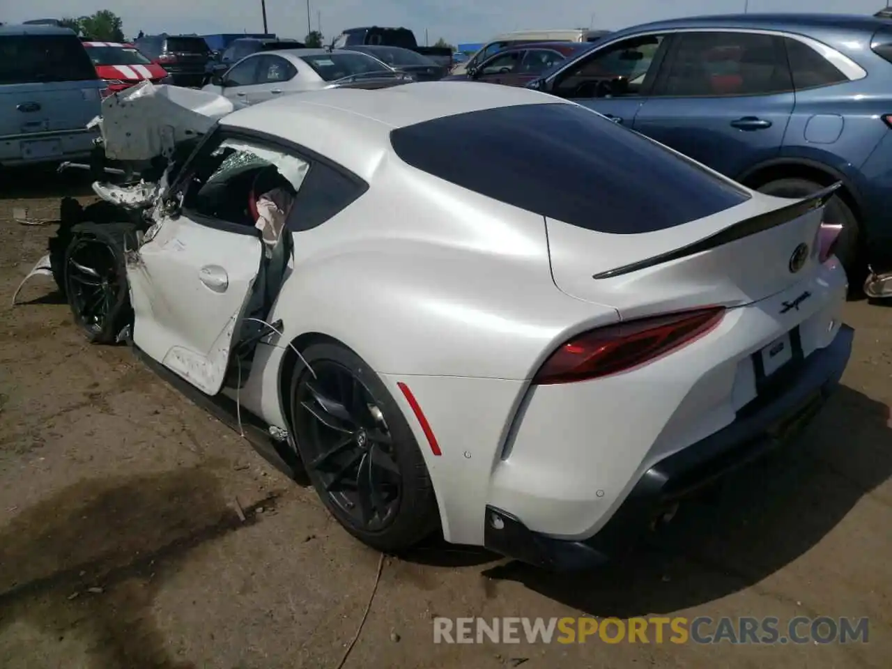 3 Photograph of a damaged car WZ1DB0C07NW047393 TOYOTA SUPRA 2022