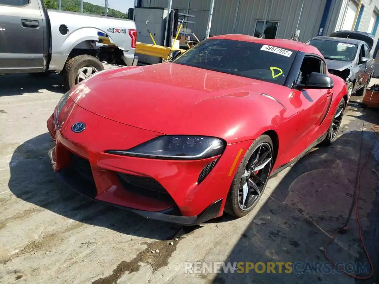 2 Photograph of a damaged car WZ1DB0C08NW046883 TOYOTA SUPRA 2022