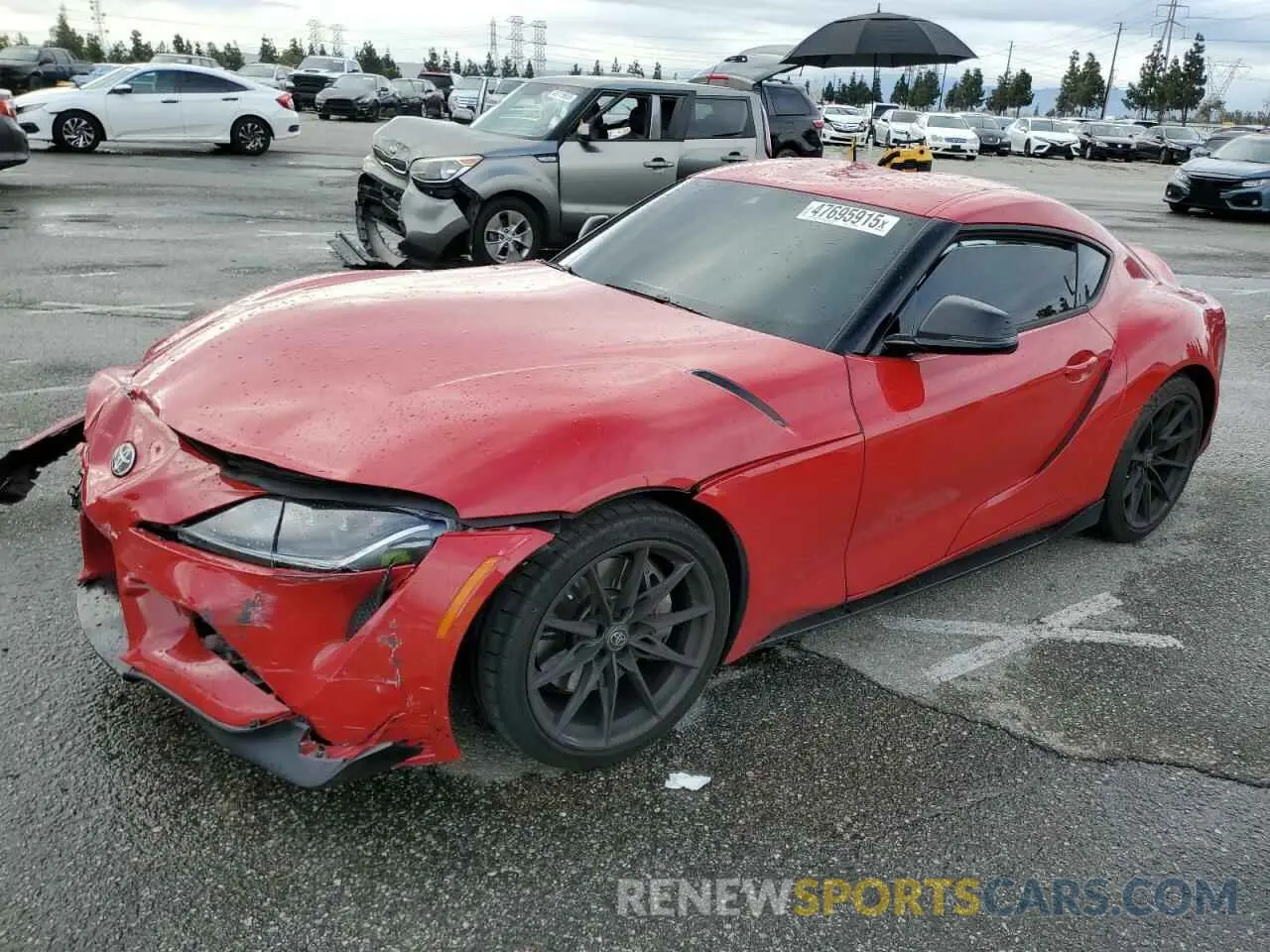 1 Photograph of a damaged car WZ1DB0G08RW067779 TOYOTA SUPRA 2024