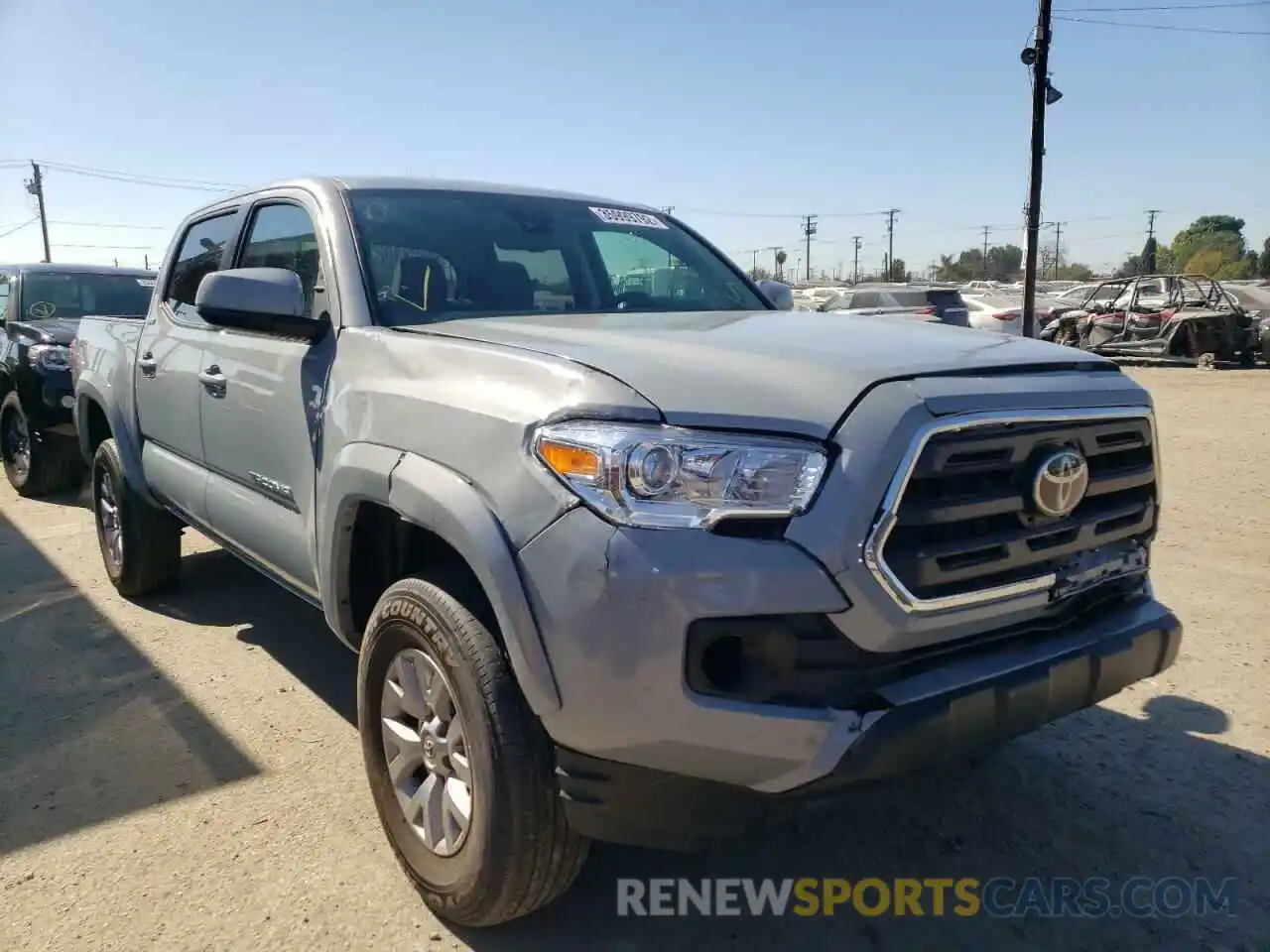 1 Photograph of a damaged car 3TMAZ5CN0KM088949 TOYOTA TACOMA 2019