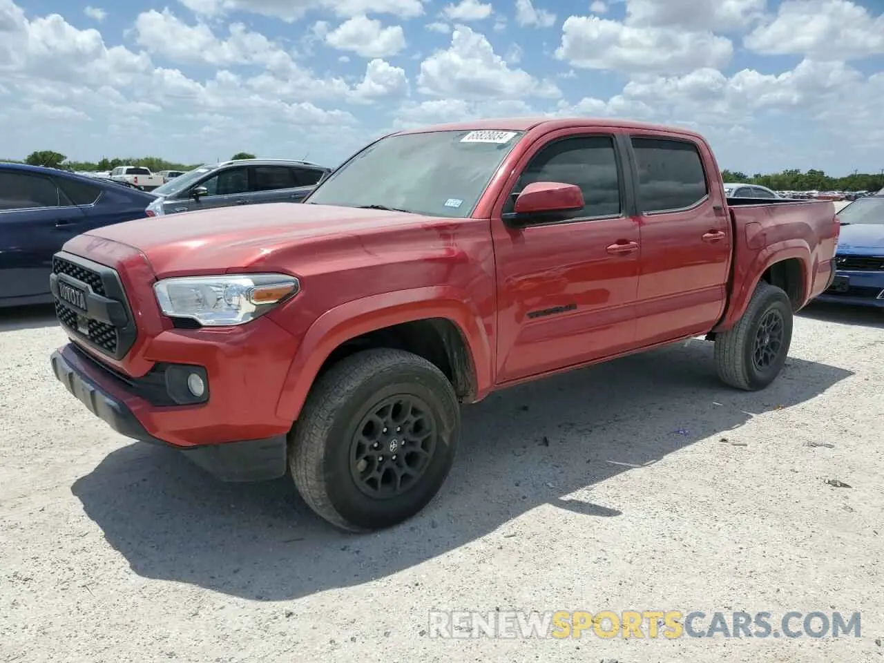 1 Photograph of a damaged car 3TMAZ5CN0KM088952 TOYOTA TACOMA 2019