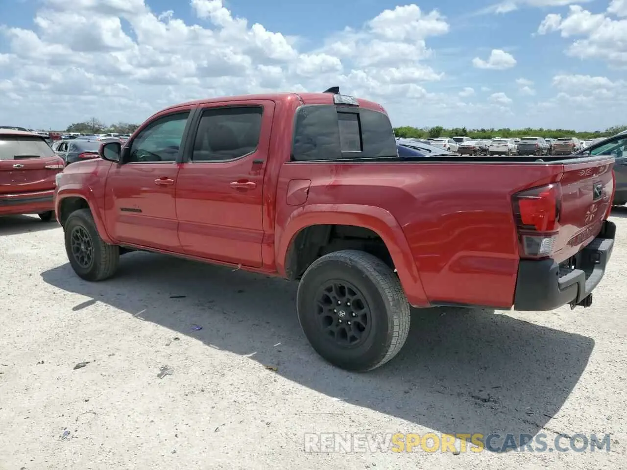 2 Photograph of a damaged car 3TMAZ5CN0KM088952 TOYOTA TACOMA 2019