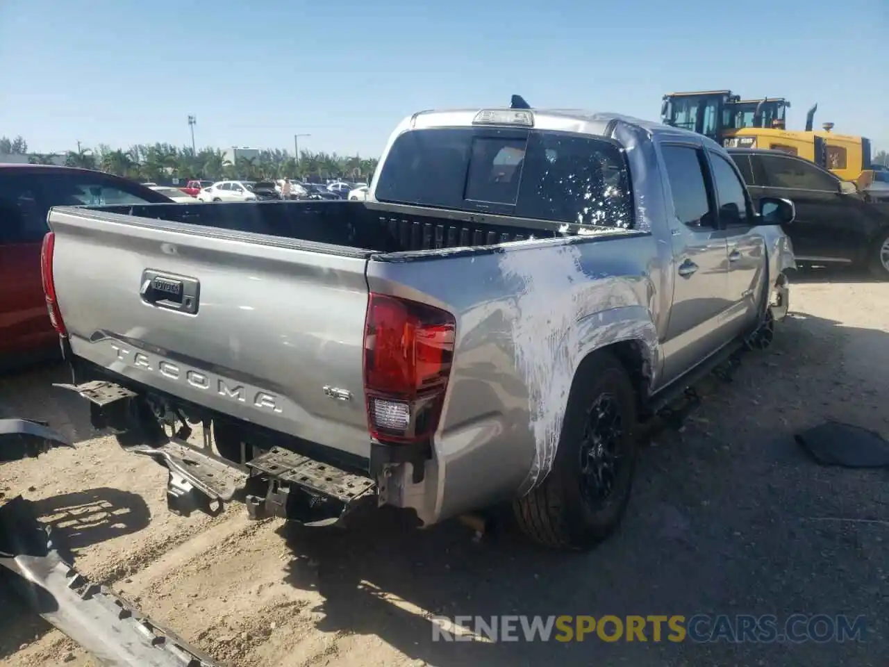 4 Photograph of a damaged car 3TMAZ5CN0KM110741 TOYOTA TACOMA 2019