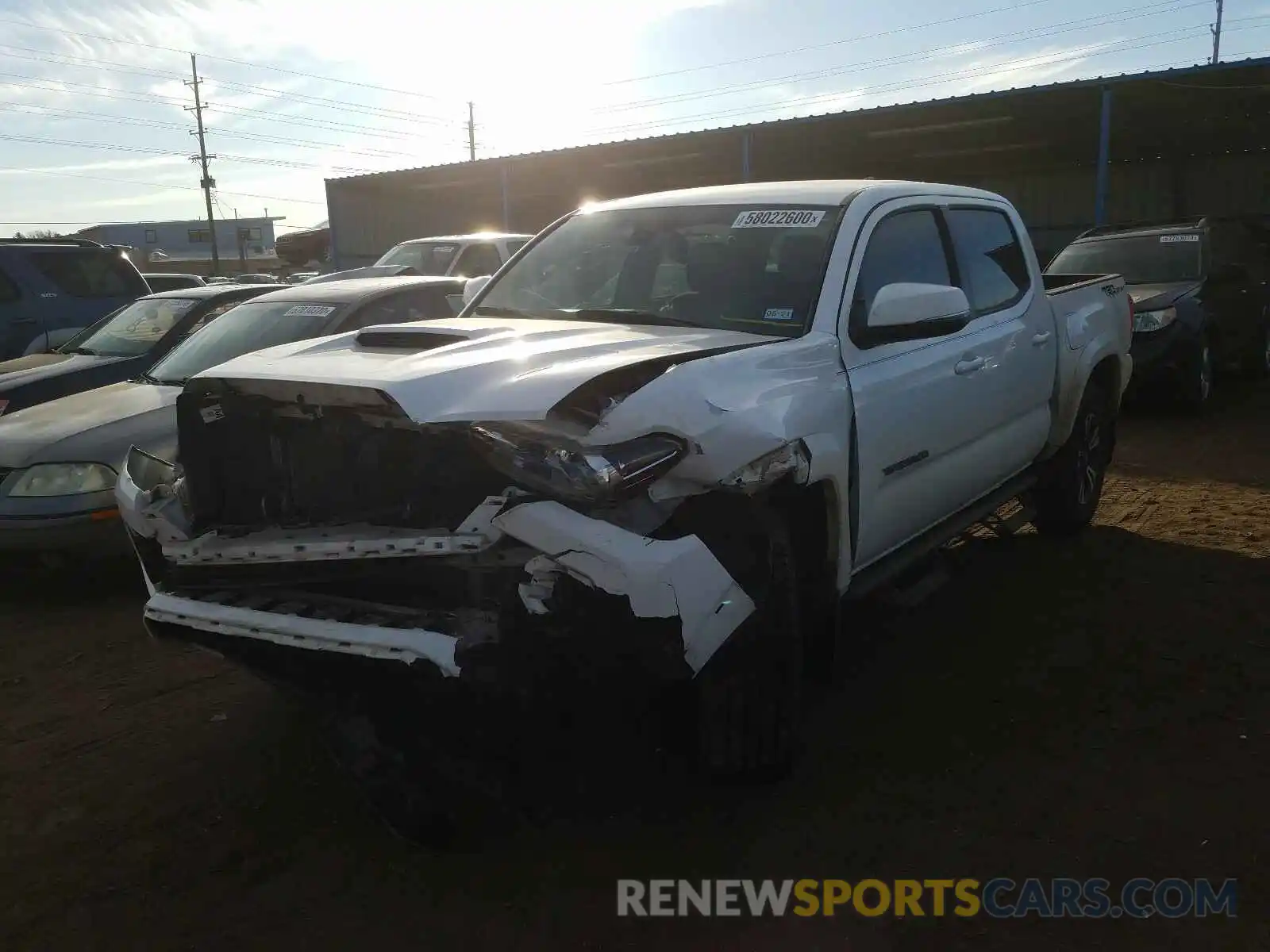 2 Photograph of a damaged car 3TMAZ5CN1KM095778 TOYOTA TACOMA 2019