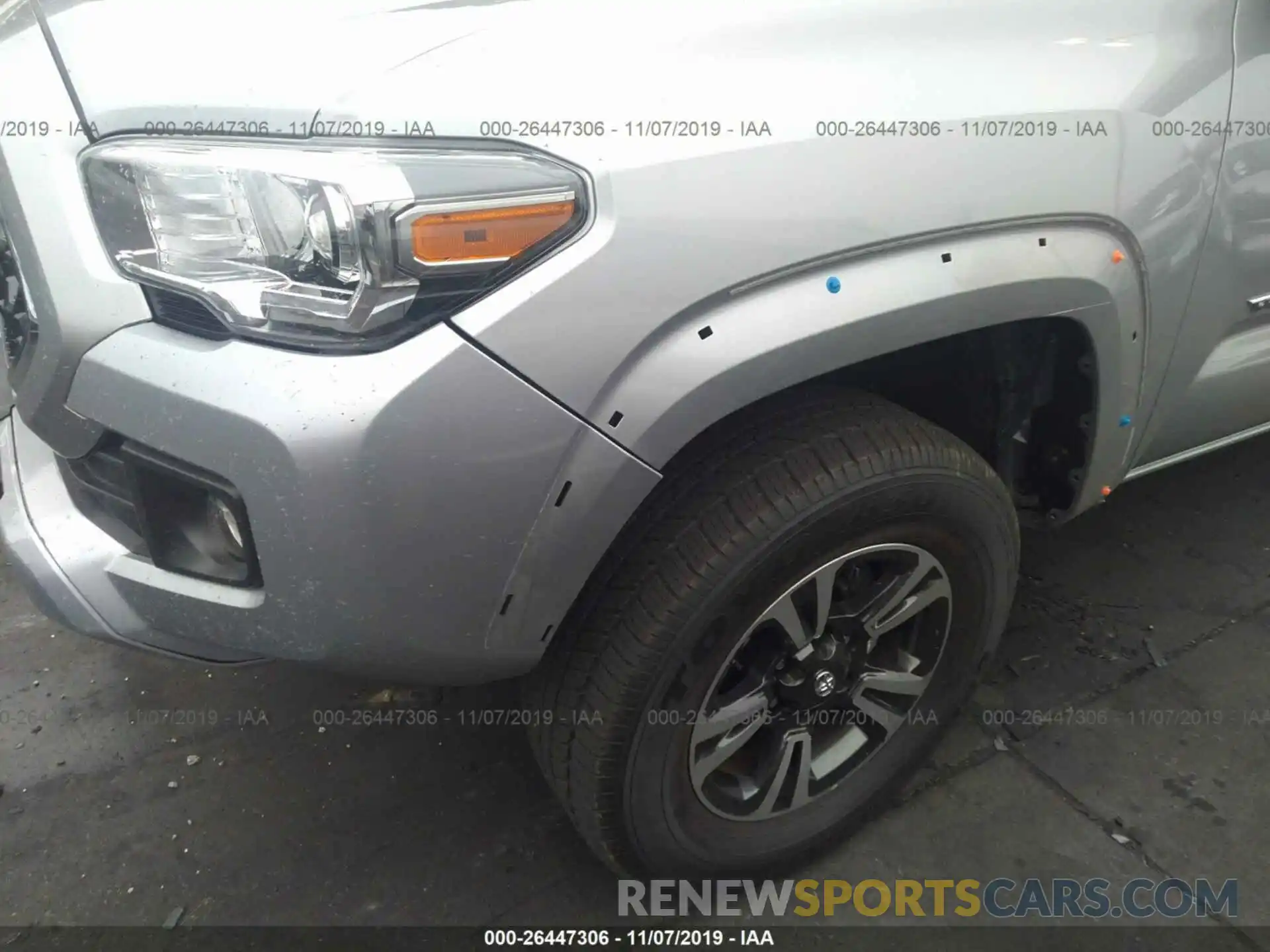 6 Photograph of a damaged car 3TMAZ5CN2KM080951 TOYOTA TACOMA 2019