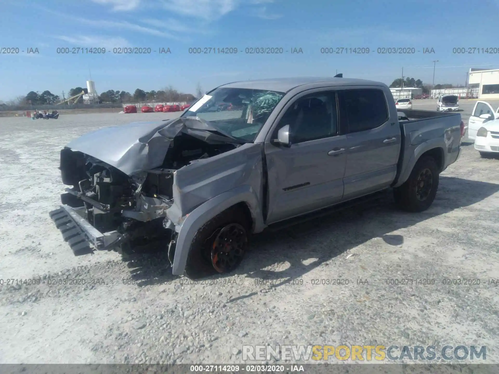 2 Photograph of a damaged car 3TMAZ5CN2KM083560 TOYOTA TACOMA 2019