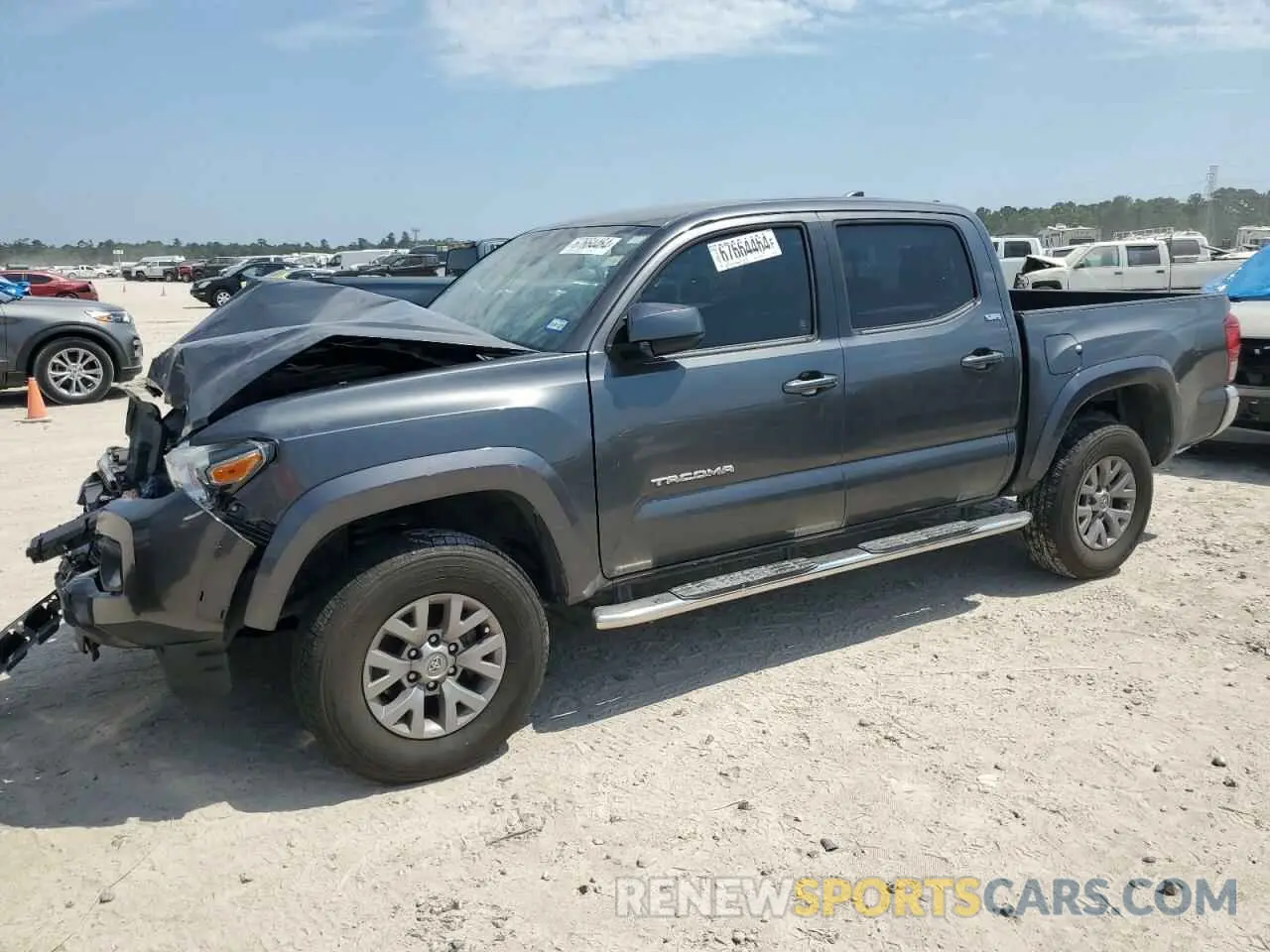 1 Photograph of a damaged car 3TMAZ5CN2KM097622 TOYOTA TACOMA 2019