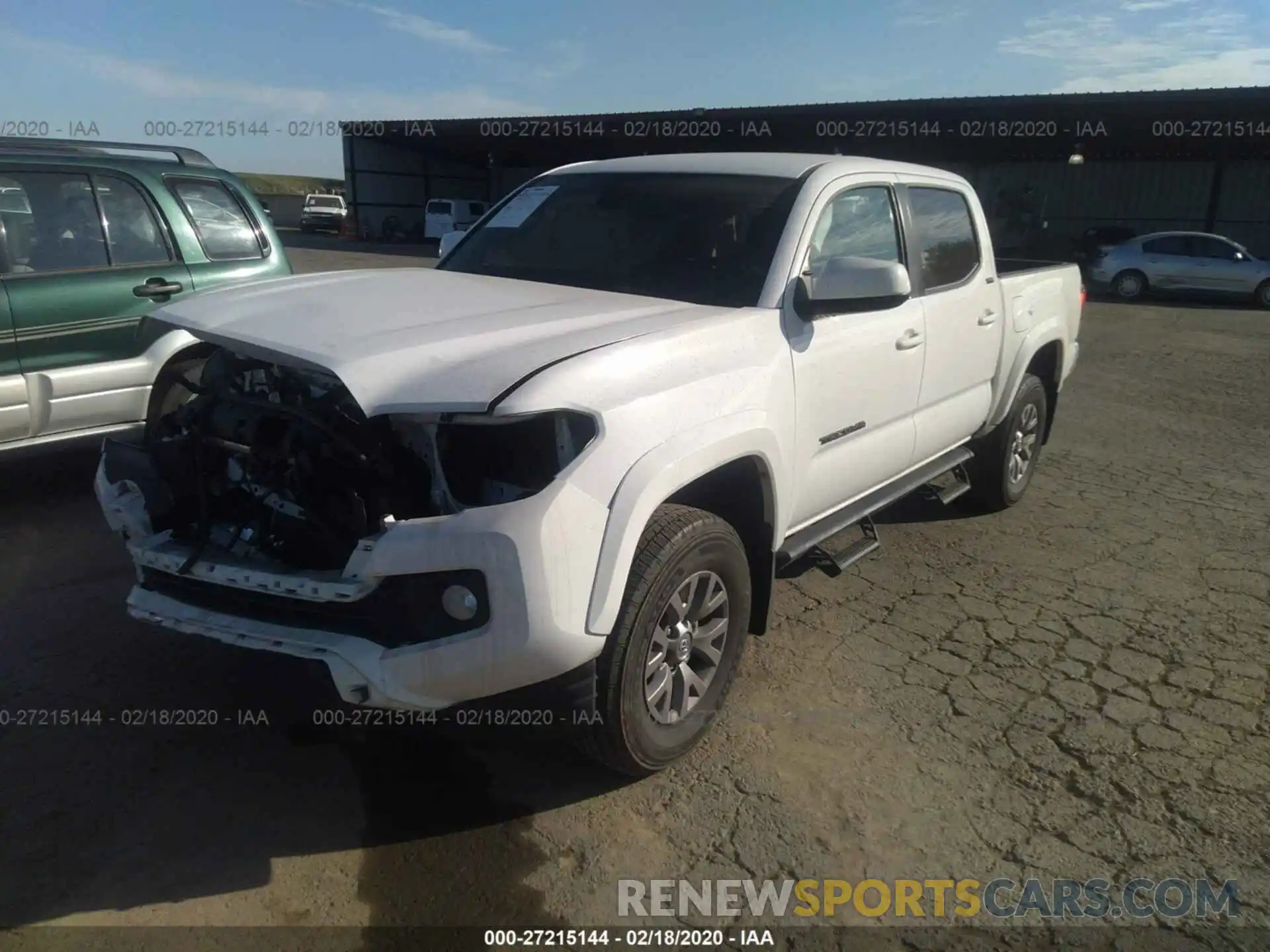 2 Photograph of a damaged car 3TMAZ5CN3KM094714 TOYOTA TACOMA 2019