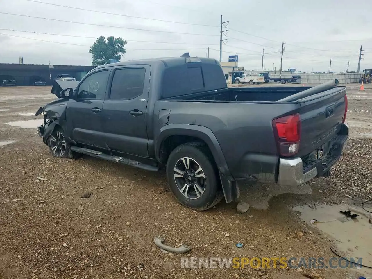 2 Photograph of a damaged car 3TMAZ5CN3KM096799 TOYOTA TACOMA 2019