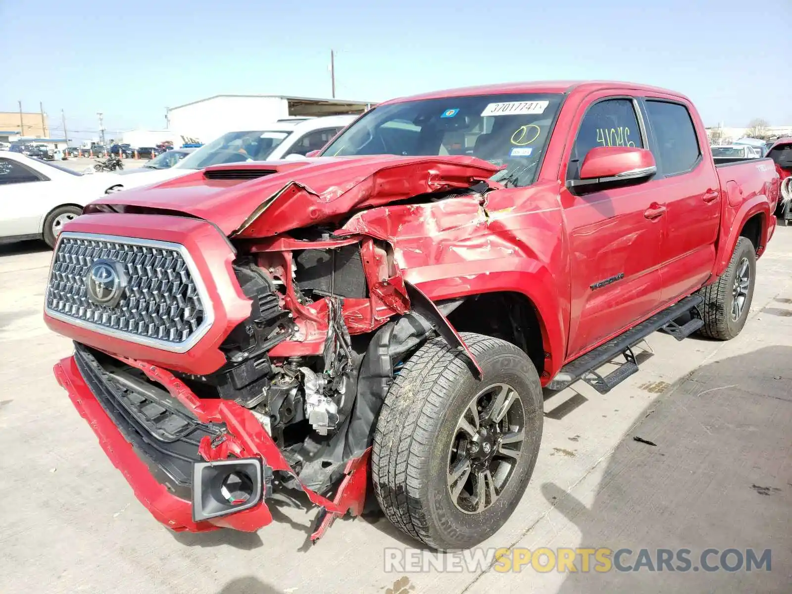 2 Photograph of a damaged car 3TMAZ5CN3KM103900 TOYOTA TACOMA 2019