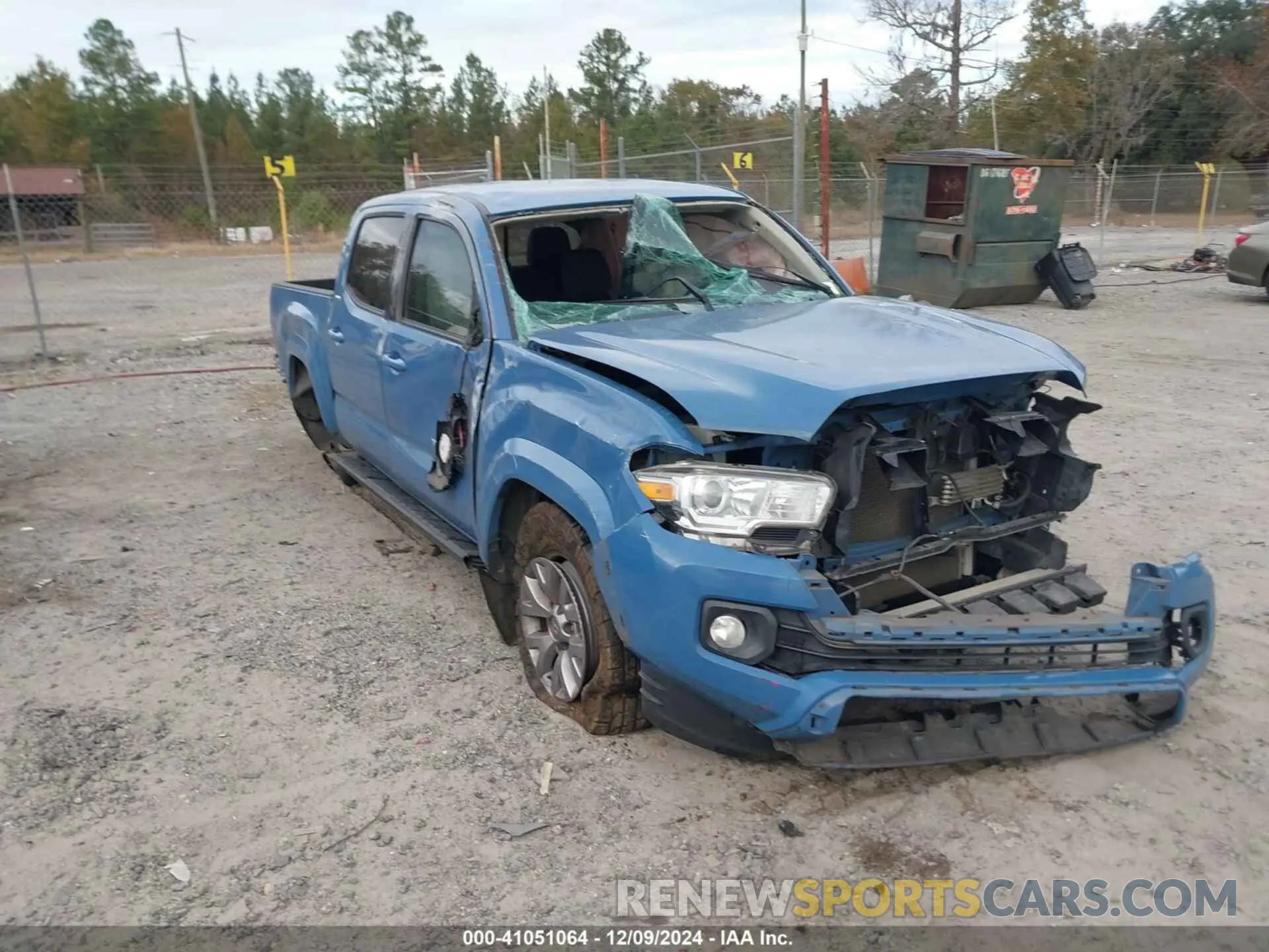 1 Photograph of a damaged car 3TMAZ5CN3KM106375 TOYOTA TACOMA 2019