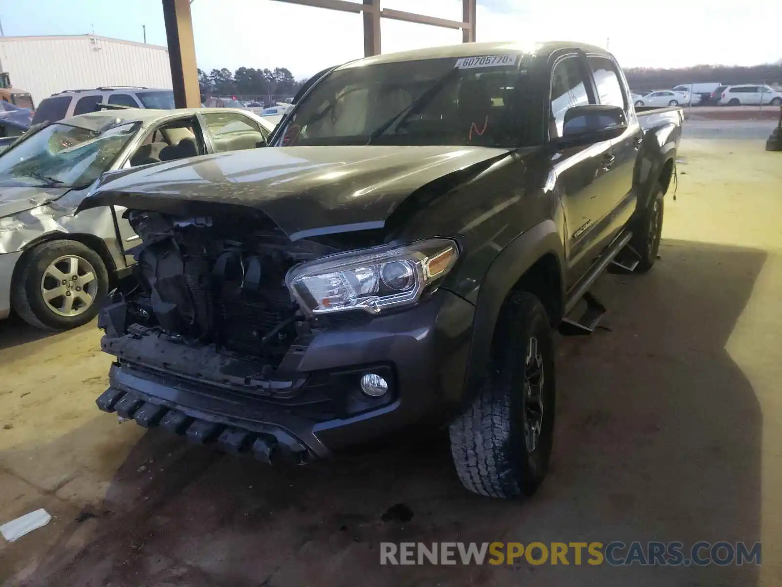 2 Photograph of a damaged car 3TMAZ5CN4KM081633 TOYOTA TACOMA 2019