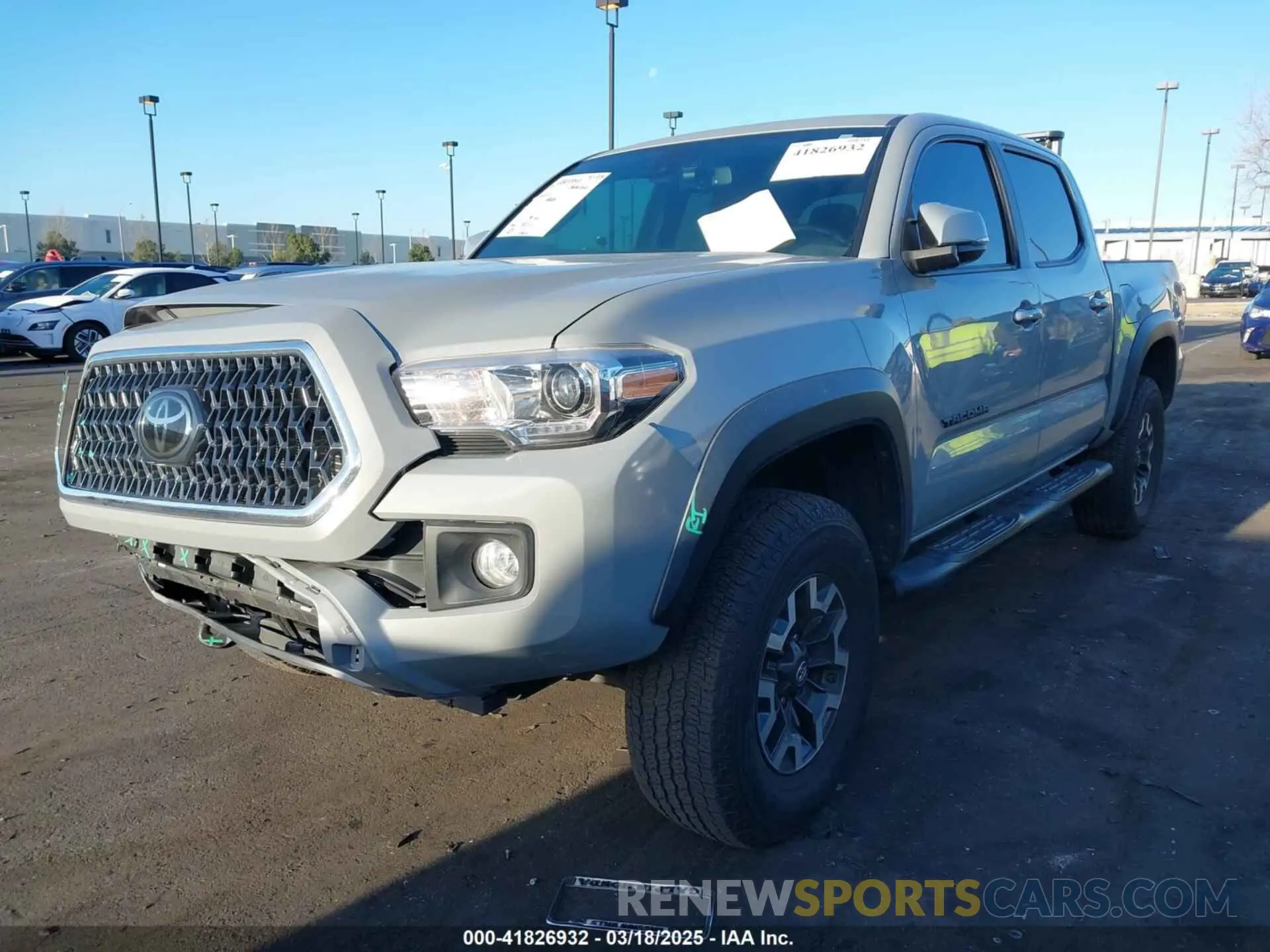 2 Photograph of a damaged car 3TMAZ5CN4KM102691 TOYOTA TACOMA 2019