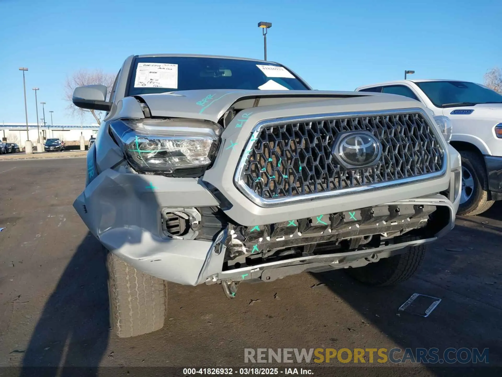 6 Photograph of a damaged car 3TMAZ5CN4KM102691 TOYOTA TACOMA 2019