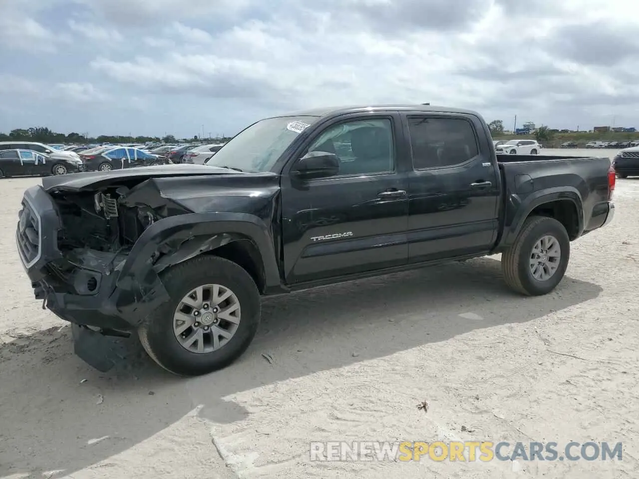 1 Photograph of a damaged car 3TMAZ5CN5KM099929 TOYOTA TACOMA 2019
