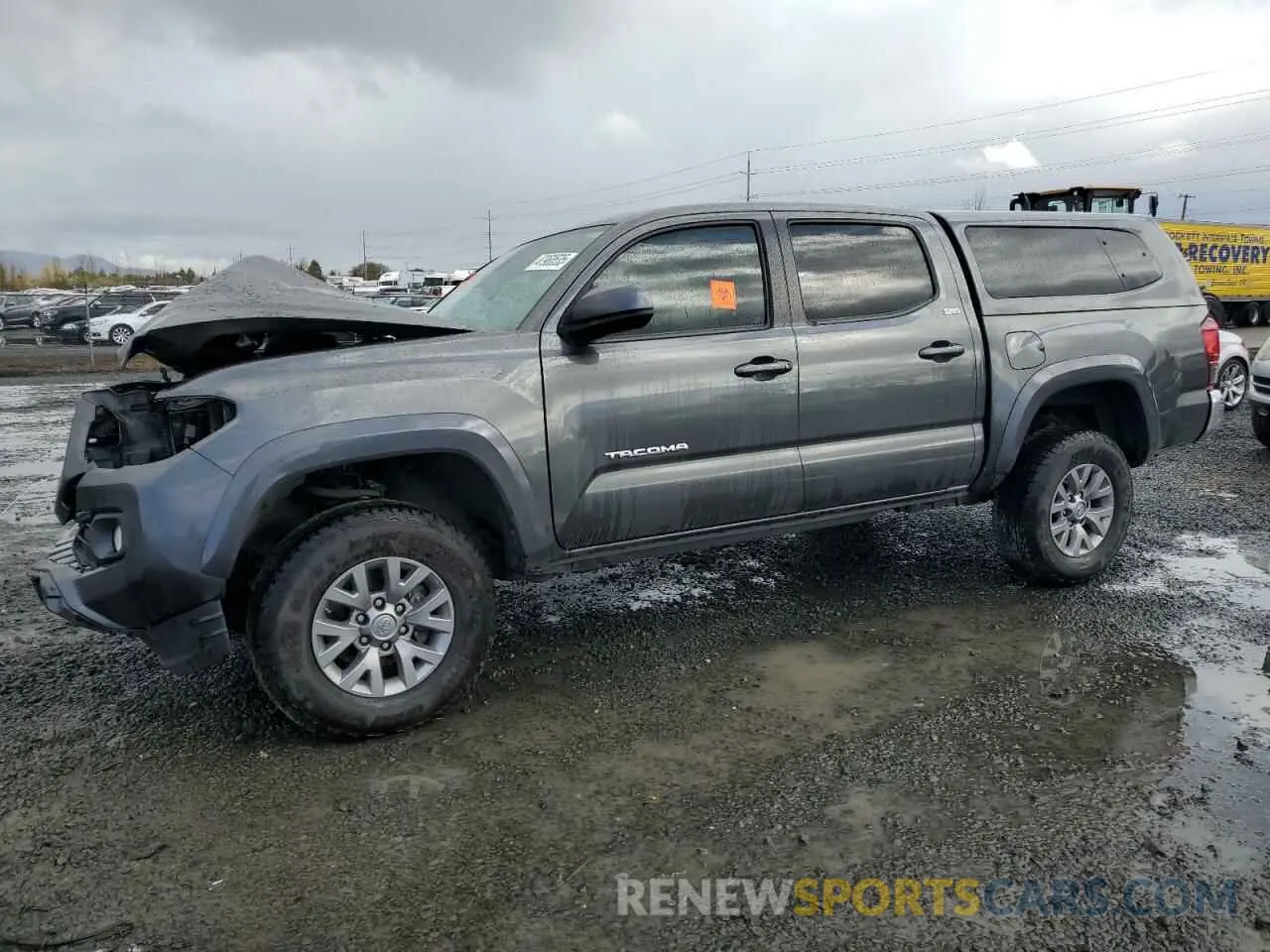 1 Photograph of a damaged car 3TMAZ5CN5KM102604 TOYOTA TACOMA 2019