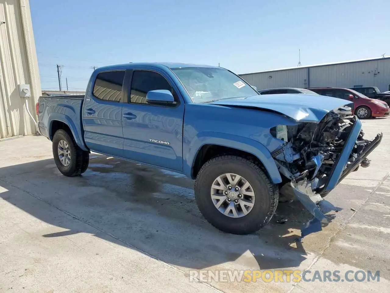 4 Photograph of a damaged car 3TMAZ5CN5KM104756 TOYOTA TACOMA 2019