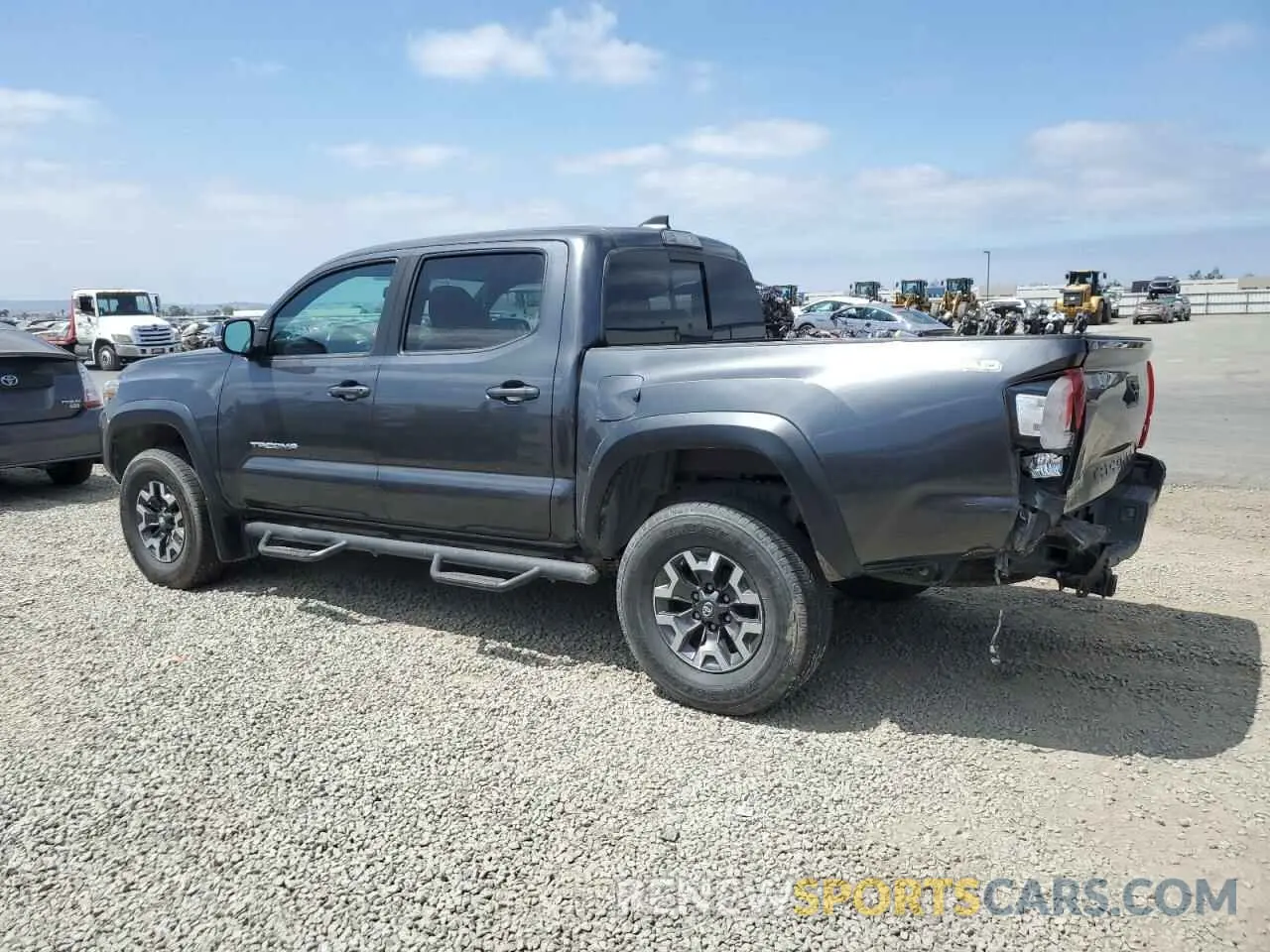 2 Photograph of a damaged car 3TMAZ5CN6KM086252 TOYOTA TACOMA 2019