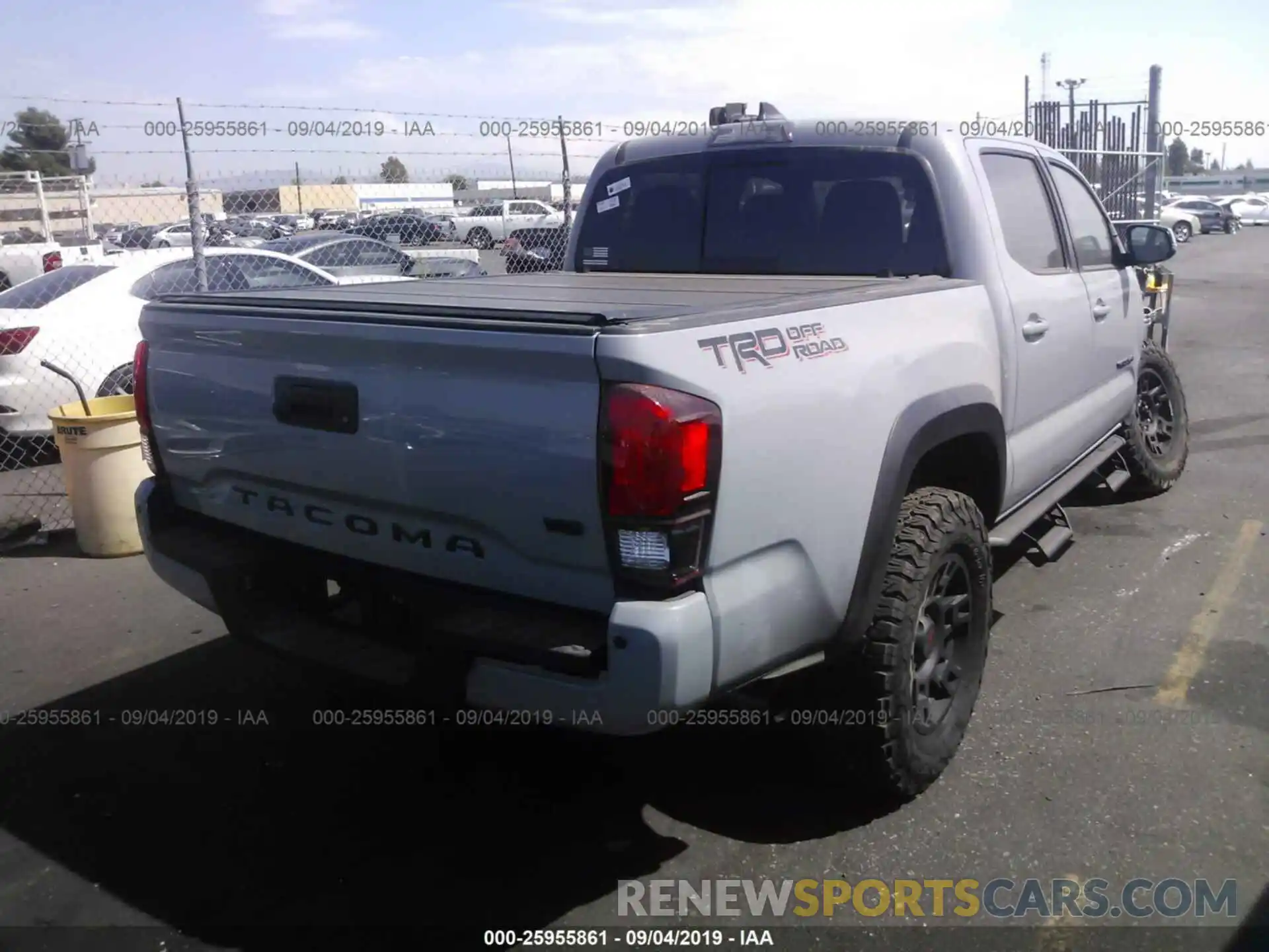 4 Photograph of a damaged car 3TMAZ5CN6KM087496 TOYOTA TACOMA 2019