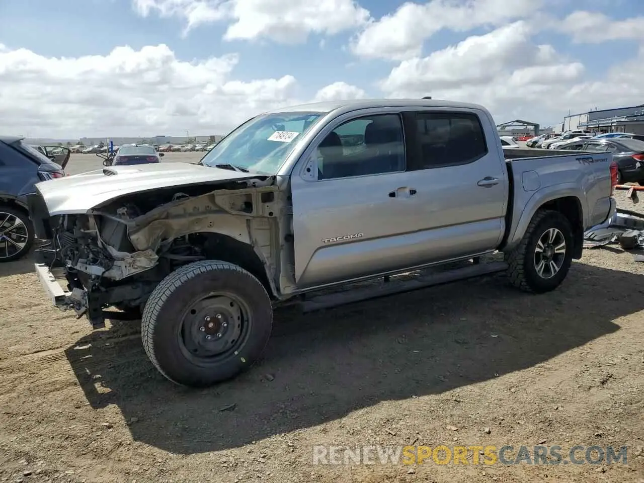1 Photograph of a damaged car 3TMAZ5CN6KM089801 TOYOTA TACOMA 2019