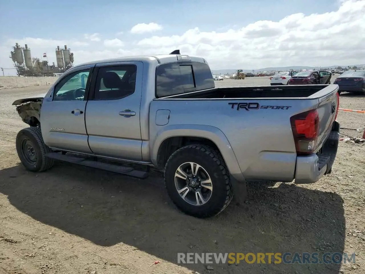 2 Photograph of a damaged car 3TMAZ5CN6KM089801 TOYOTA TACOMA 2019