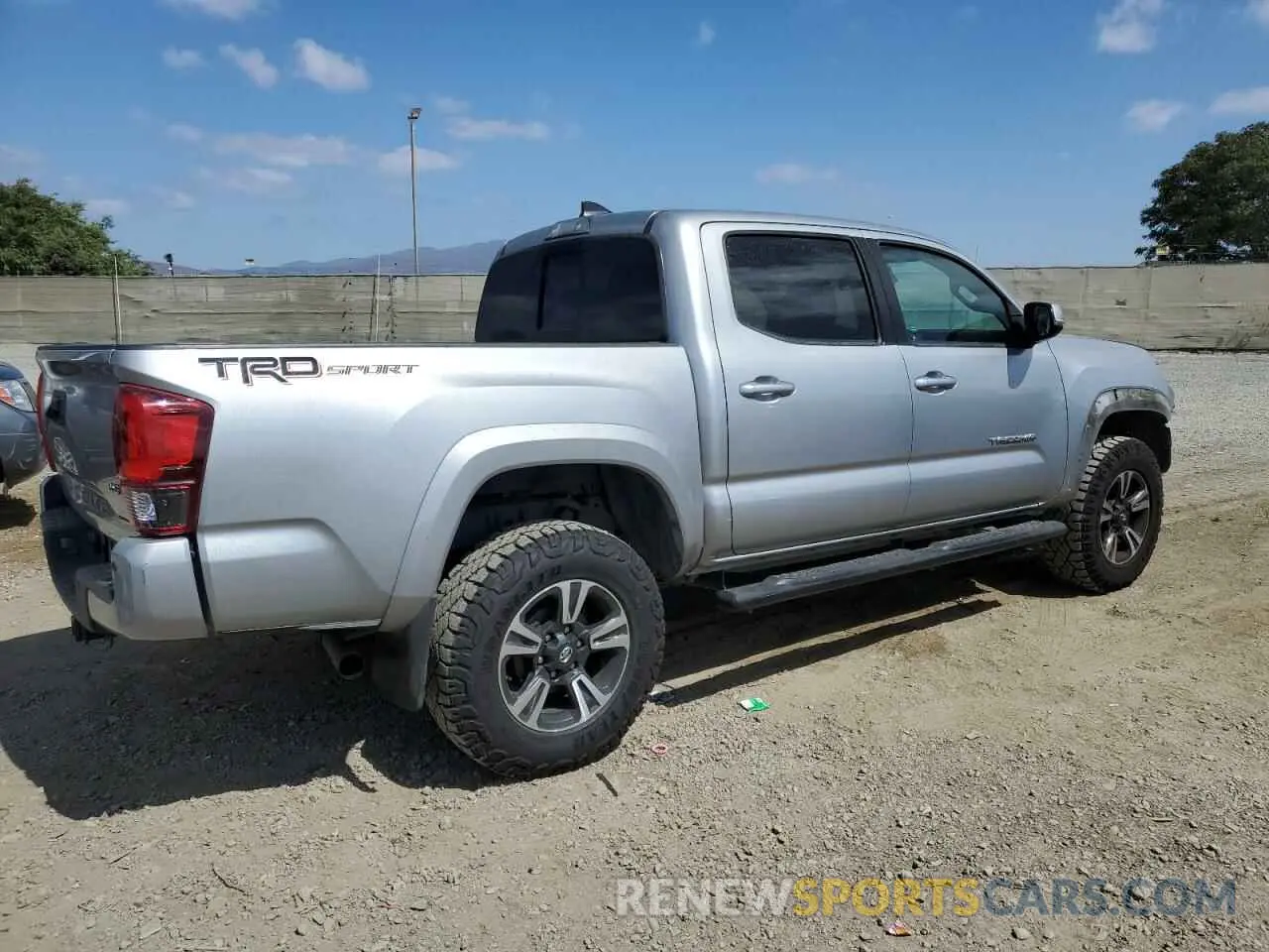 3 Photograph of a damaged car 3TMAZ5CN6KM089801 TOYOTA TACOMA 2019