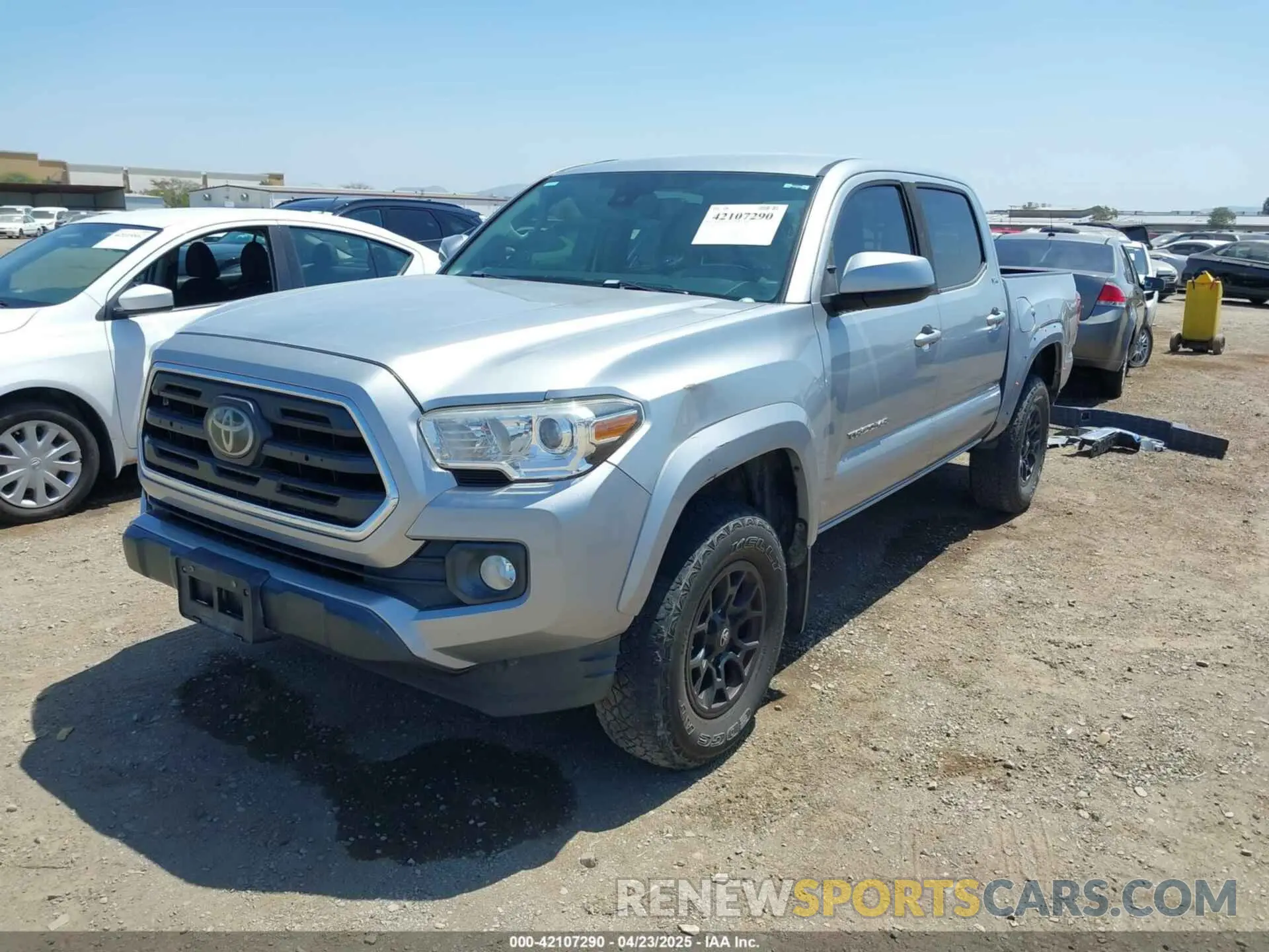 2 Photograph of a damaged car 3TMAZ5CN6KM096702 TOYOTA TACOMA 2019